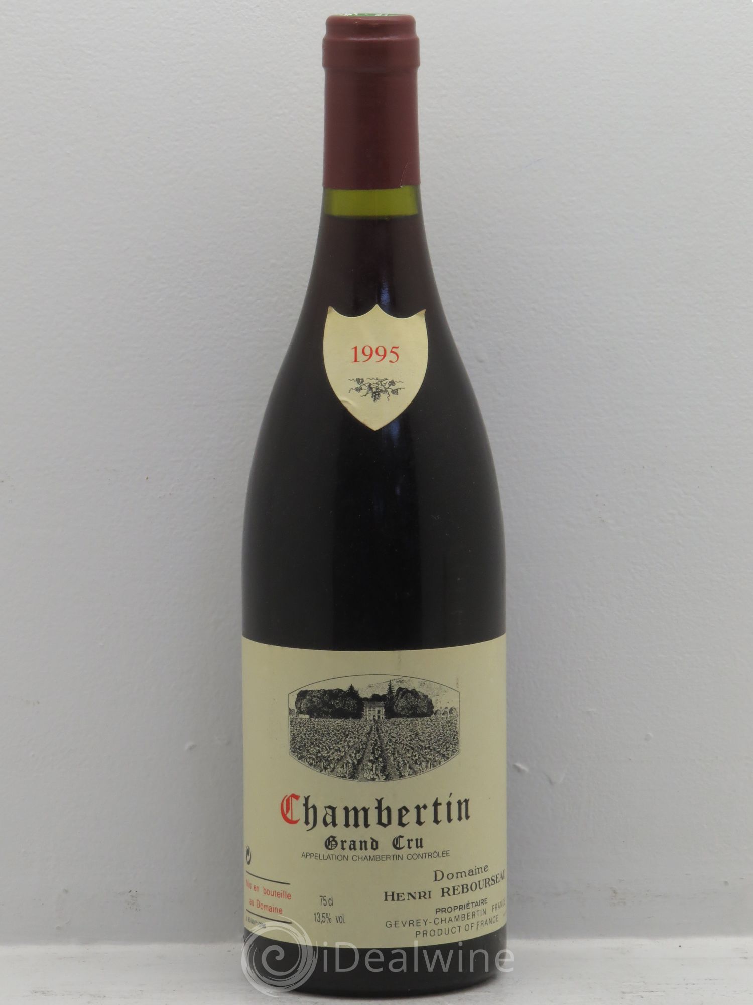 Chambertin Grand Cru Henri Rebourseau 1995 - Lot de 1 bouteille - 0