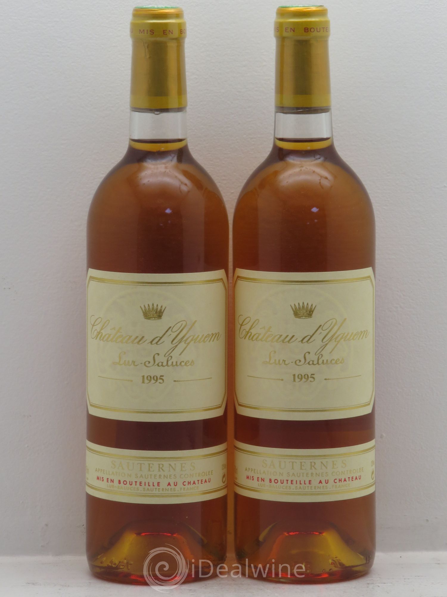Château d' Yquem 1er Cru Classé Supérieur 1995 - Lotto di 2 bottiglie - 0