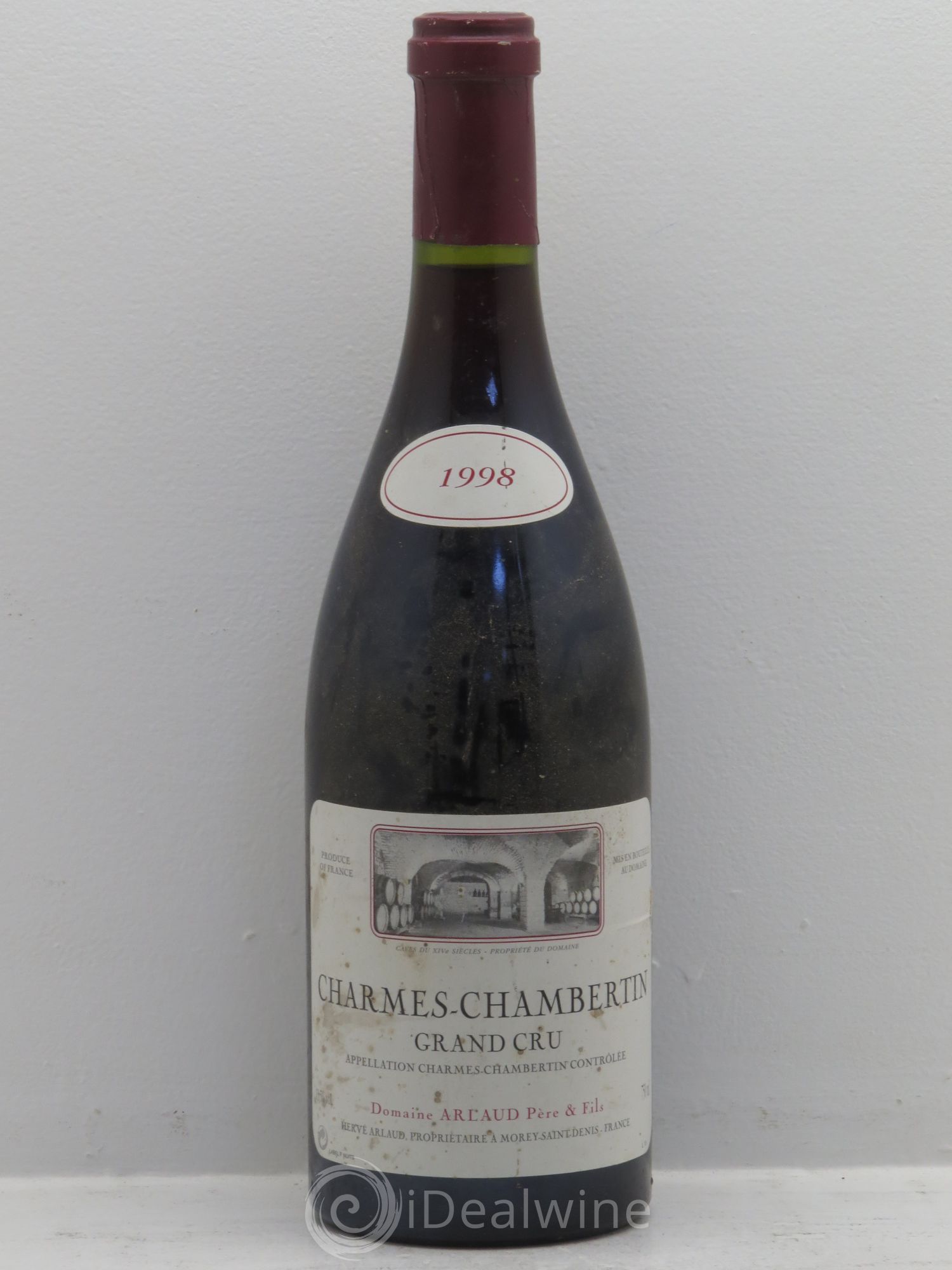 Charmes-Chambertin Grand Cru Arlaud 1998 - Lot de 1 bouteille - 0