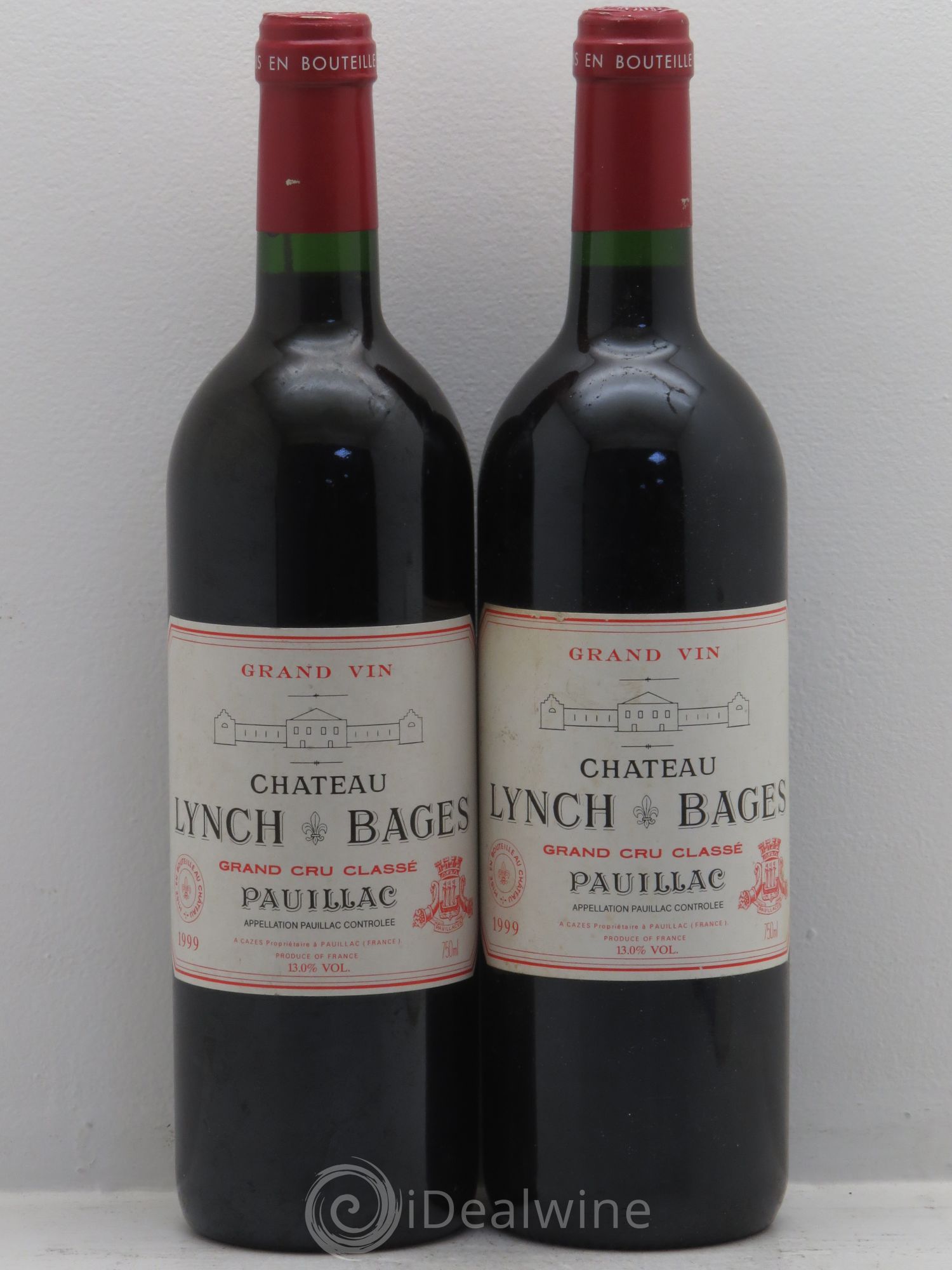 Château Lynch Bages 5ème Grand Cru Classé 1999 - Lot de 2 bouteilles - 0