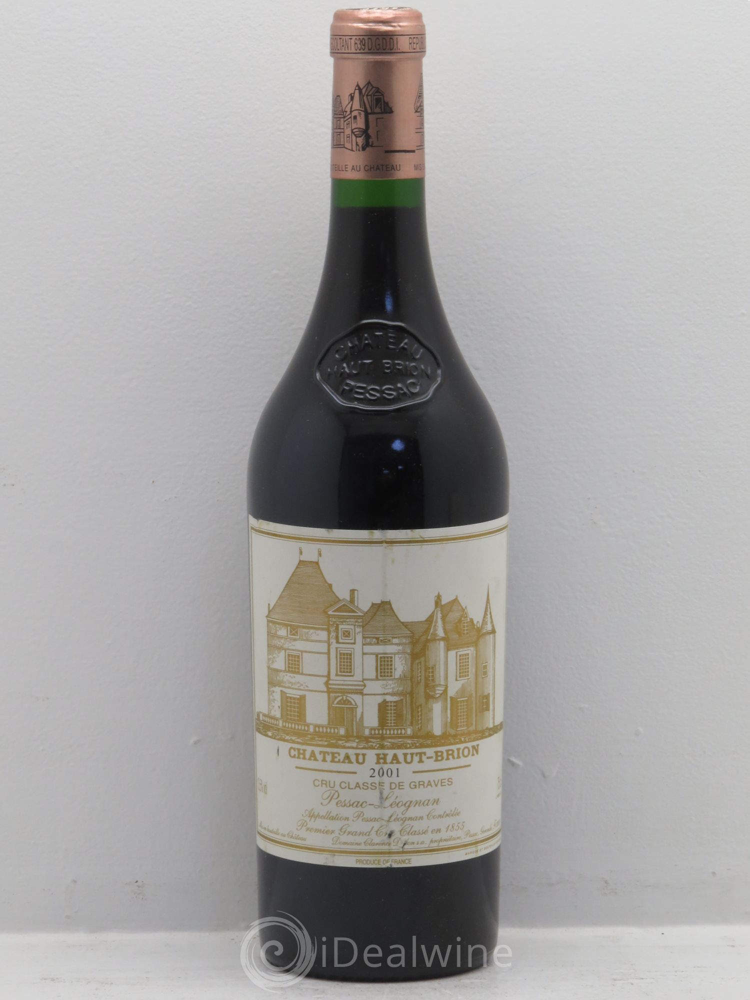 Château Haut Brion 1er Grand Cru Classé 2001 - Lot de 1 bouteille - 0