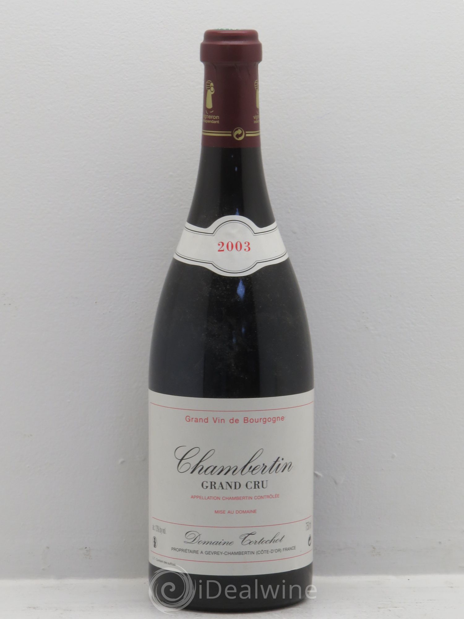 Chambertin Grand Cru 2003 - Lot de 1 bouteille - 0