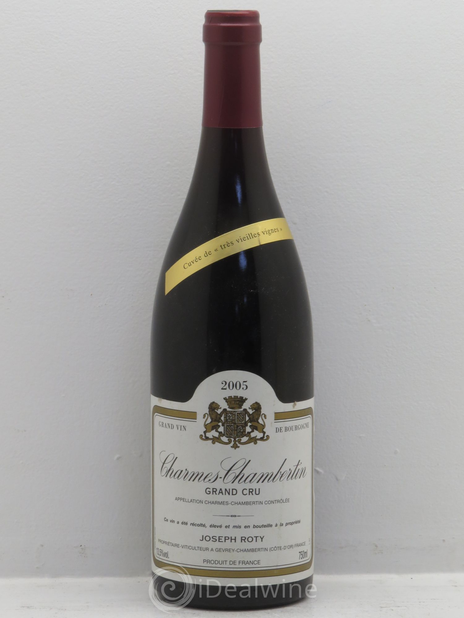 Charmes-Chambertin Grand Cru Très vieilles vignes Joseph Roty (Domaine) 2005 - Lot de 1 bouteille - 0