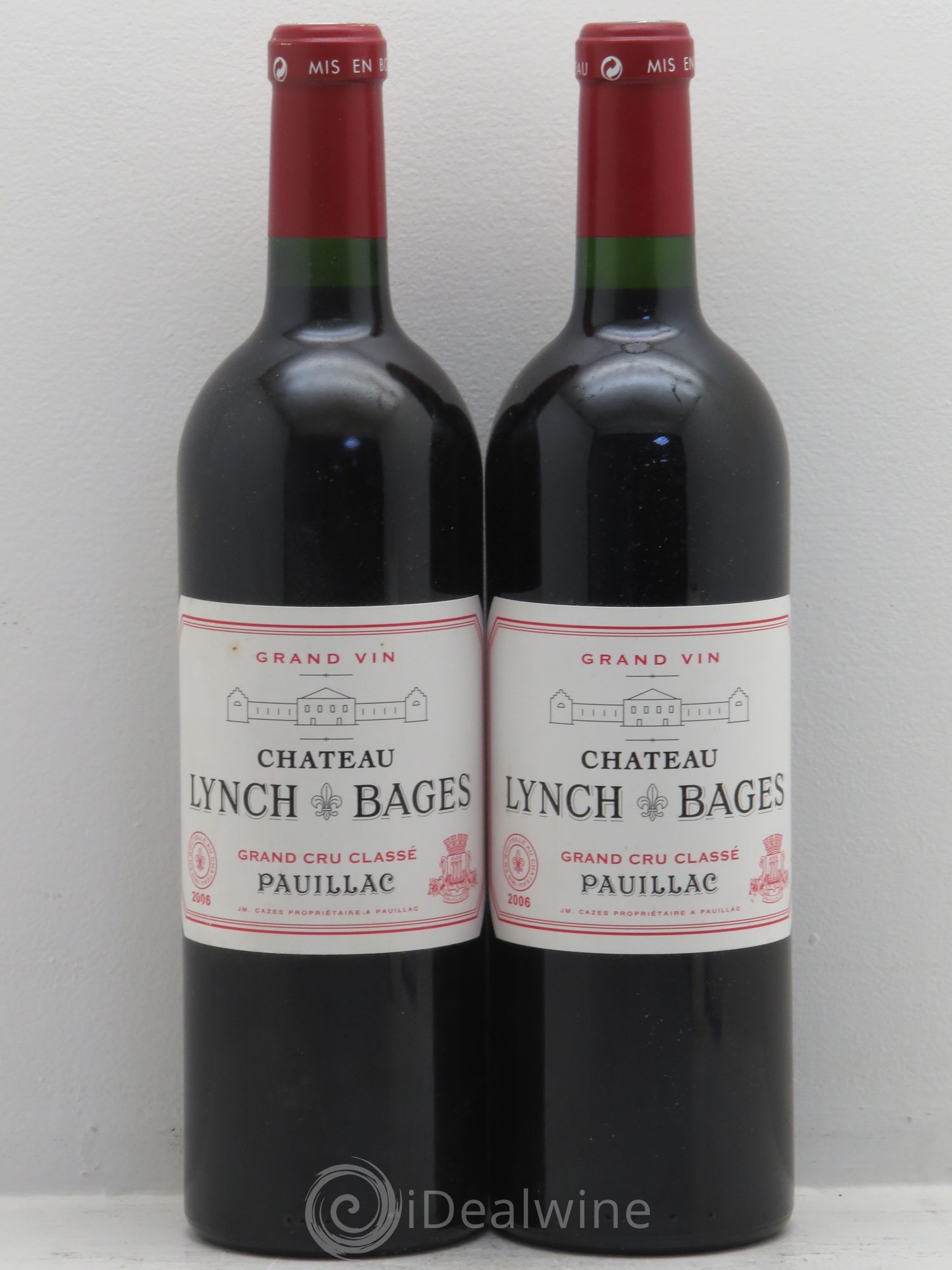 Château Lynch Bages 5ème Grand Cru Classé 2006 - Lot de 2 bouteilles - 0