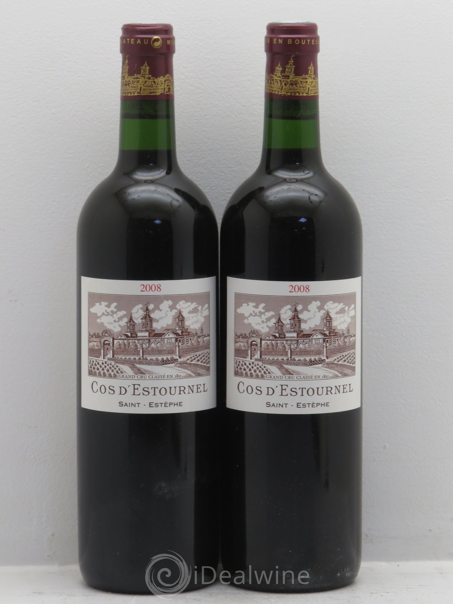 Cos d'Estournel 2ème Grand Cru Classé 2008 - Lot de 2 bouteilles - 0