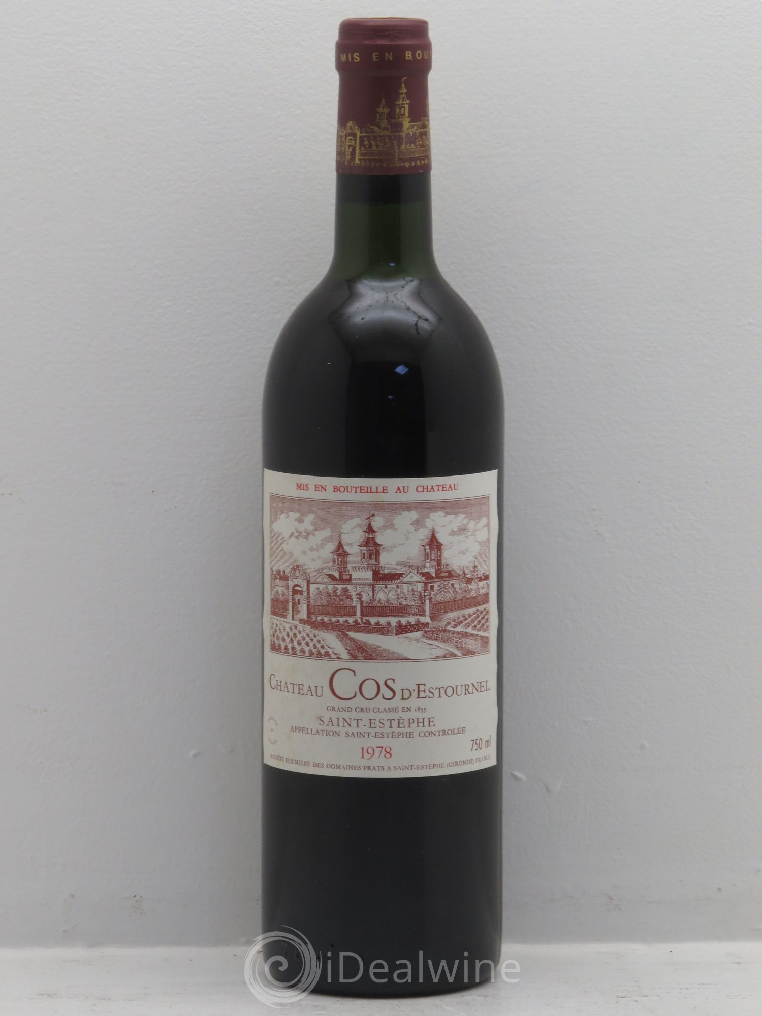 Cos d'Estournel 2ème Grand Cru Classé 1978 - Lot de 1 bouteille - 0