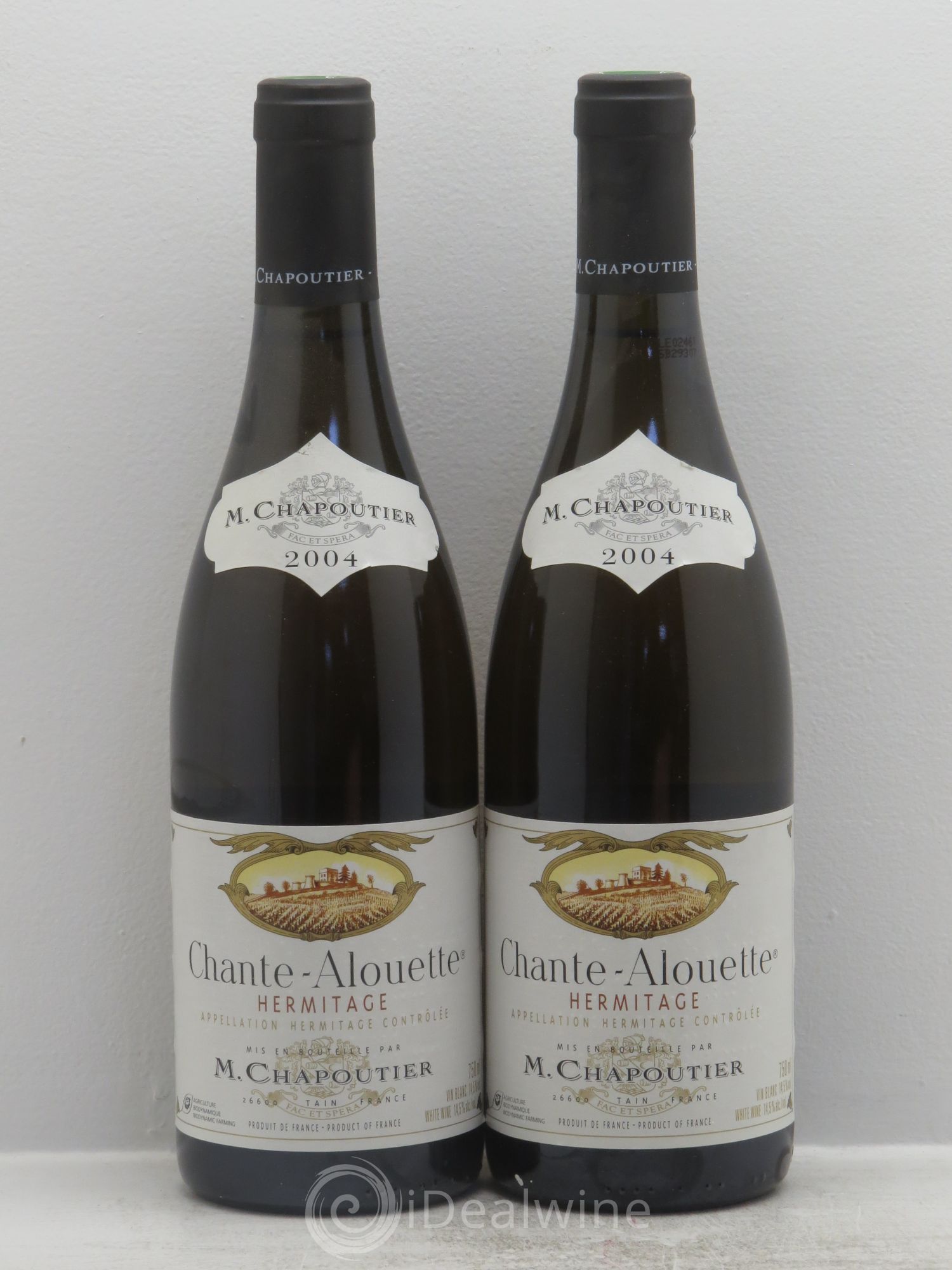 Hermitage Chante Alouette Chapoutier 2004 - Lot de 2 bouteilles - 0