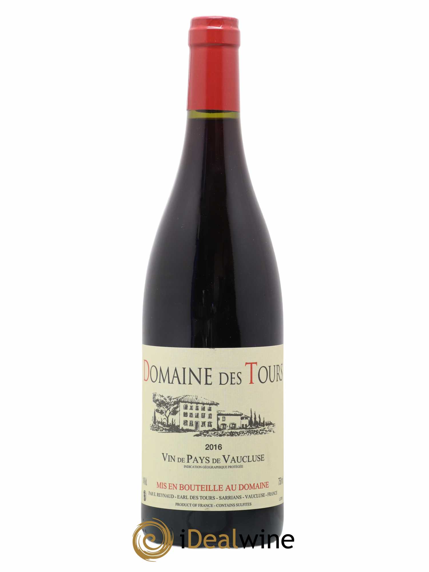 Vaucluse (Vin de Pays de Vaucluse) Domaine des Tours Emmanuel Reynaud 2016 - Lot de 1 bouteille - 0