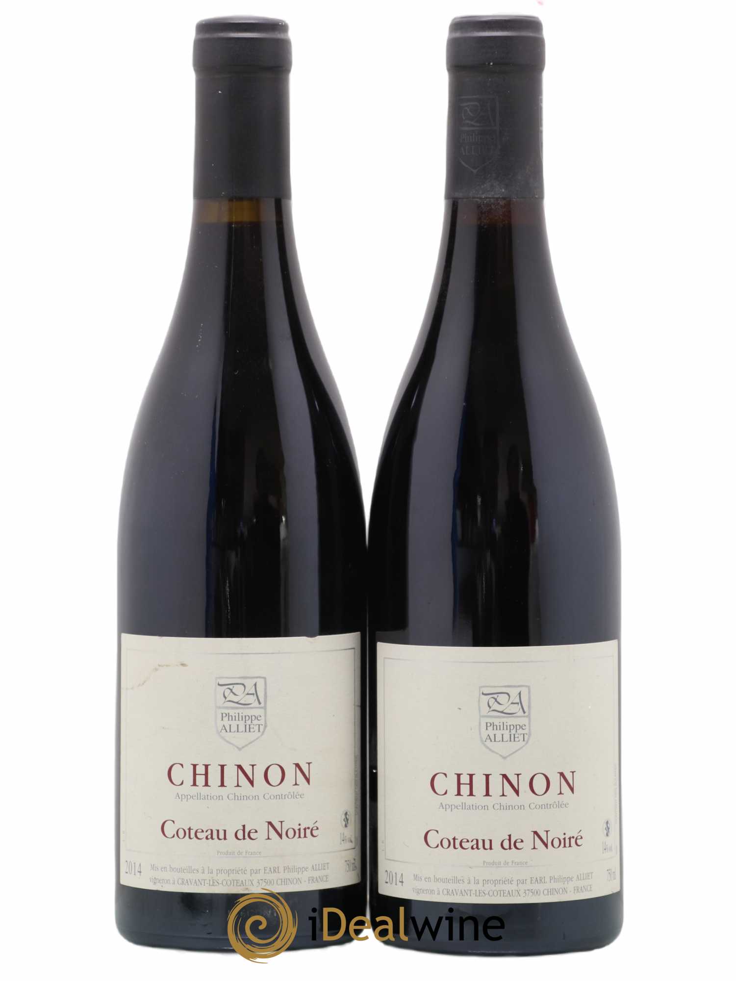 Chinon Coteau de Noiré Philippe Alliet 2014 - Lot de 2 bouteilles - 0