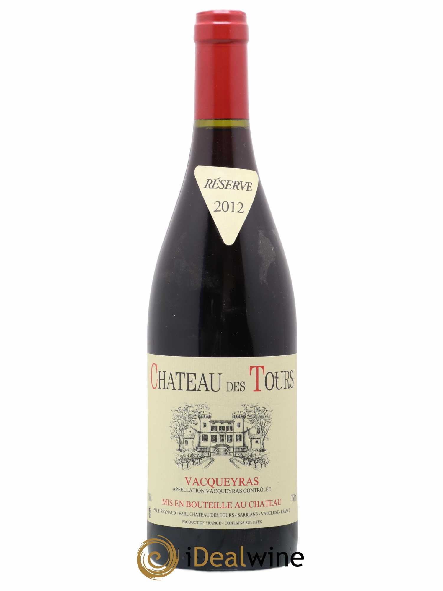 Vacqueyras Château des Tours Emmanuel Reynaud 2012 - Lot de 1 bouteille - 0