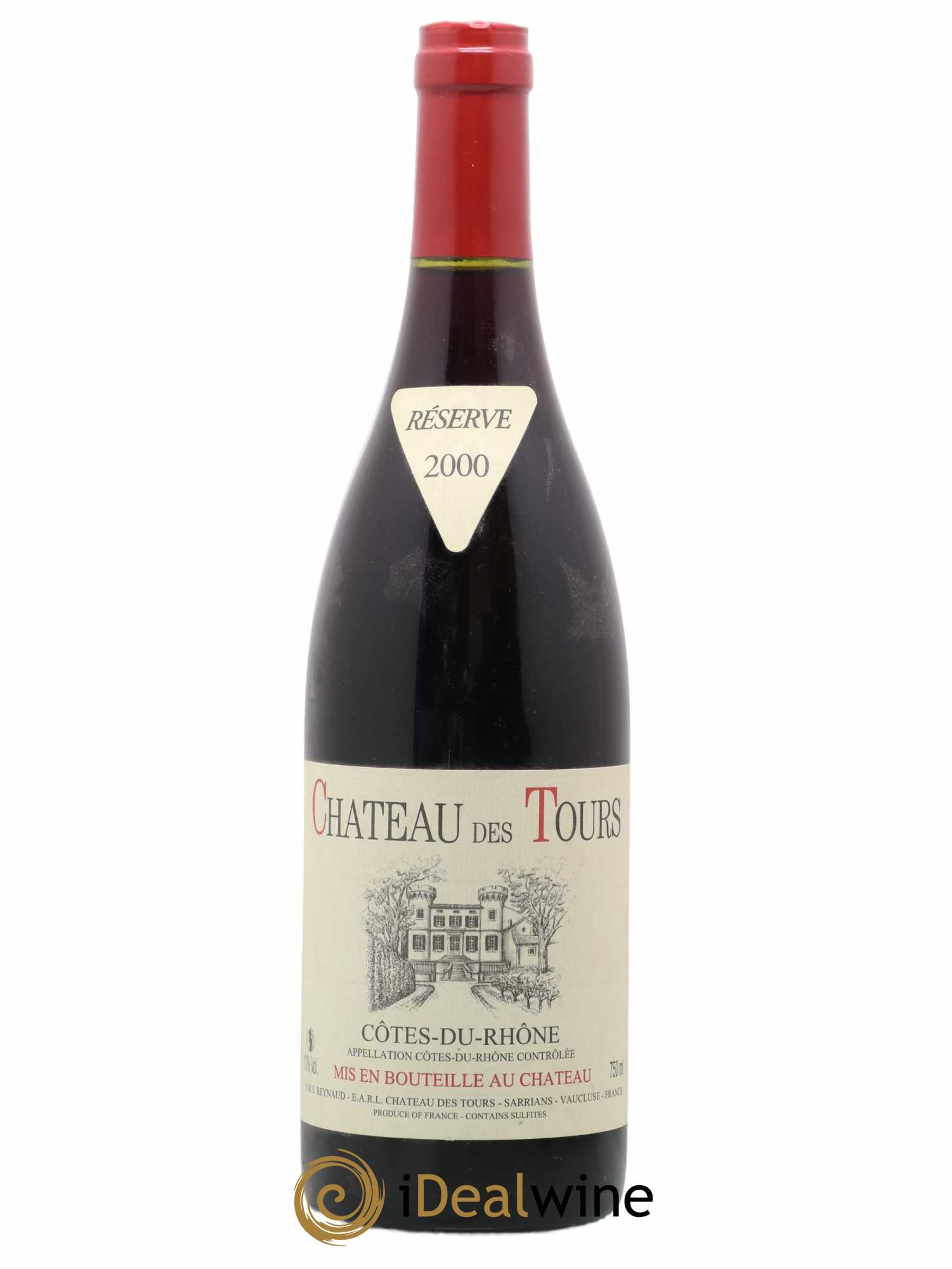 Côtes-du-Rhône Château des Tours Emmanuel Reynaud 2000 - Lot de 1 bouteille - 0