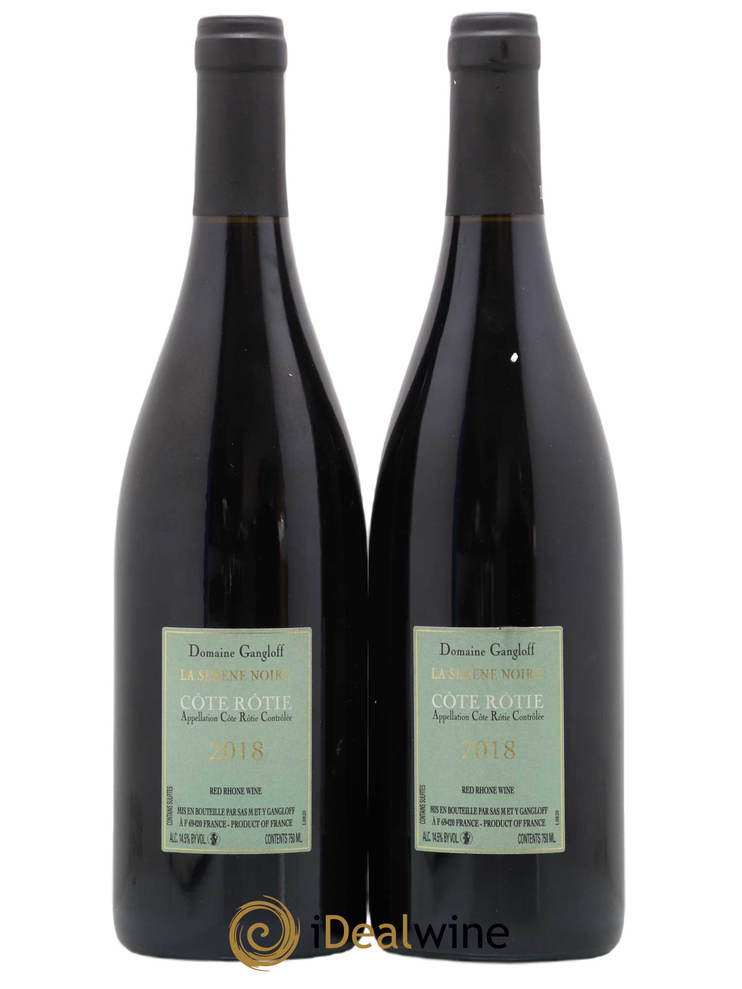 Côte-Rôtie La Sereine Noire Gangloff (Domaine) 2018 - Lot de 2 bouteilles - 1