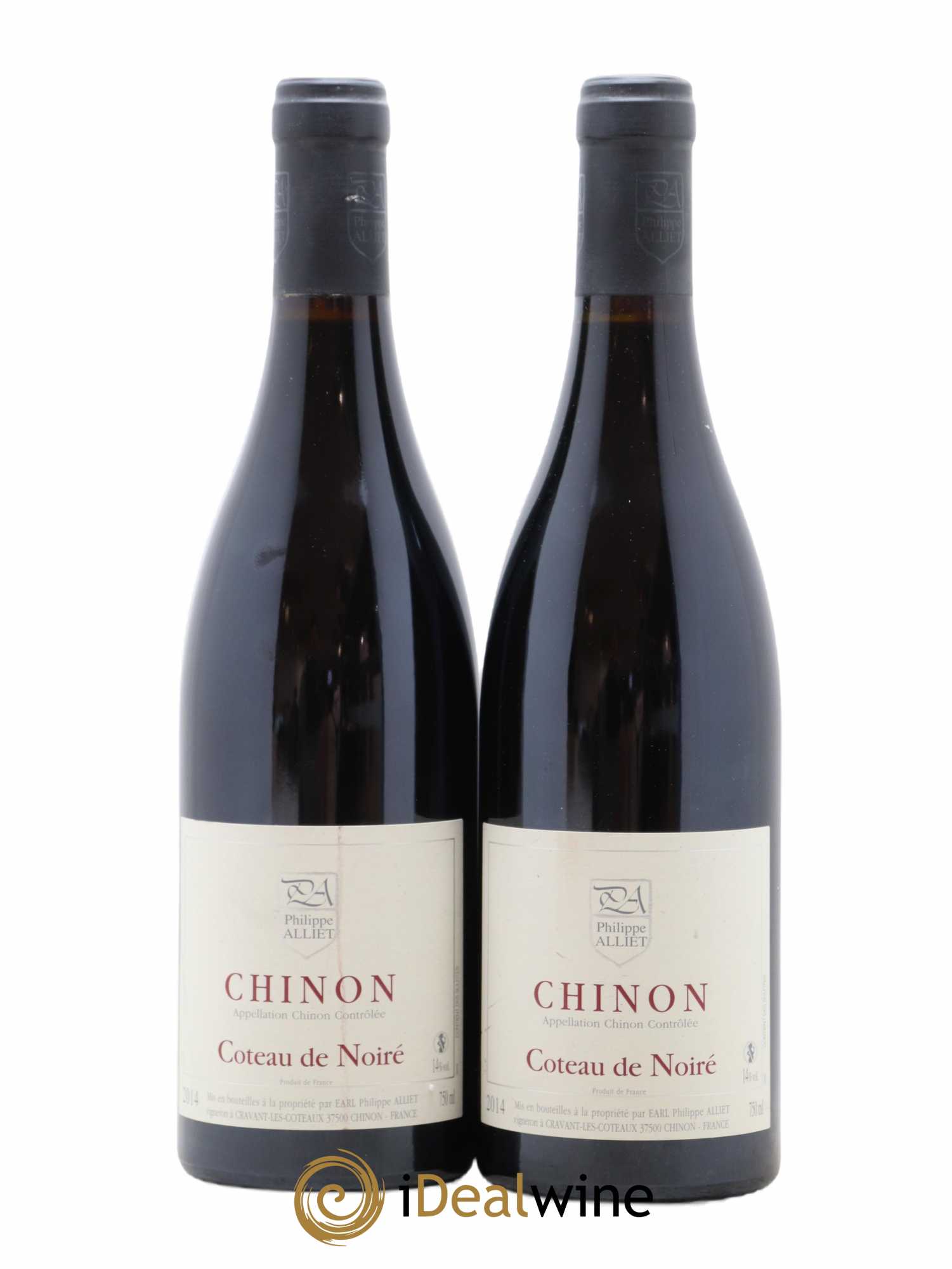 Chinon Coteau de Noiré Philippe Alliet 2014 - Lot de 2 bouteilles - 0