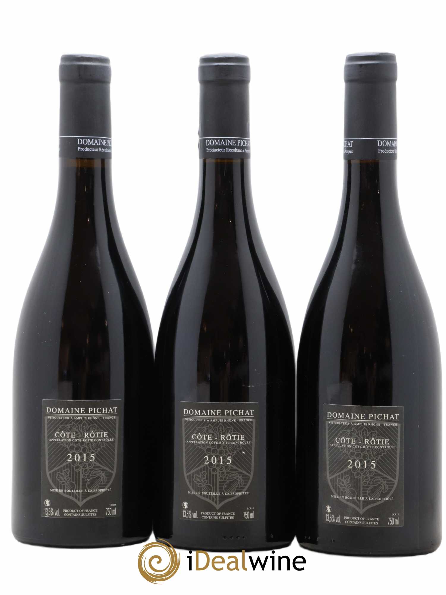 Côte-Rôtie Champon's Pichat (Domaine) 2015 - Lot de 3 bouteilles - 1