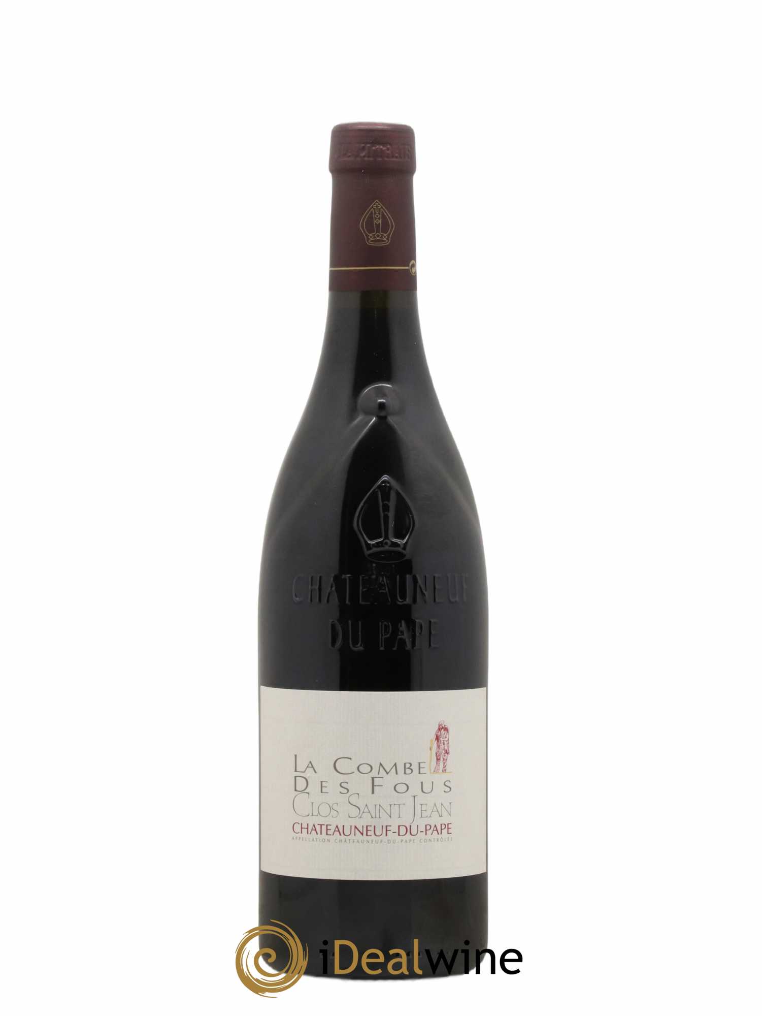 Châteauneuf-du-Pape Clos Saint-Jean La Combe des Fous Pascal et Vincent Maurel 2019 - Lot de 1 bouteille - 0