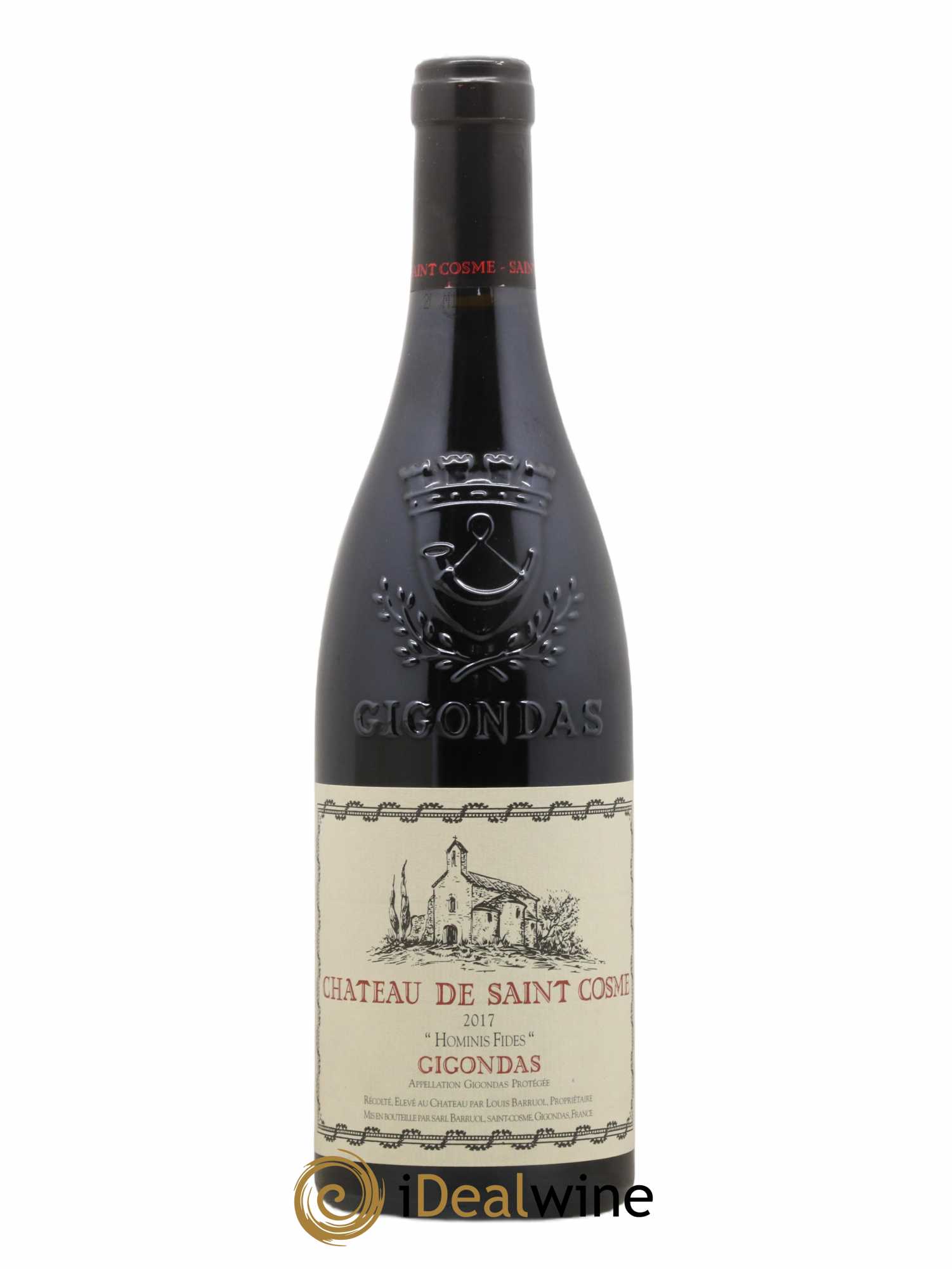Gigondas Hominis Fides Saint Cosme 2017 - Lot de 1 bouteille - 0