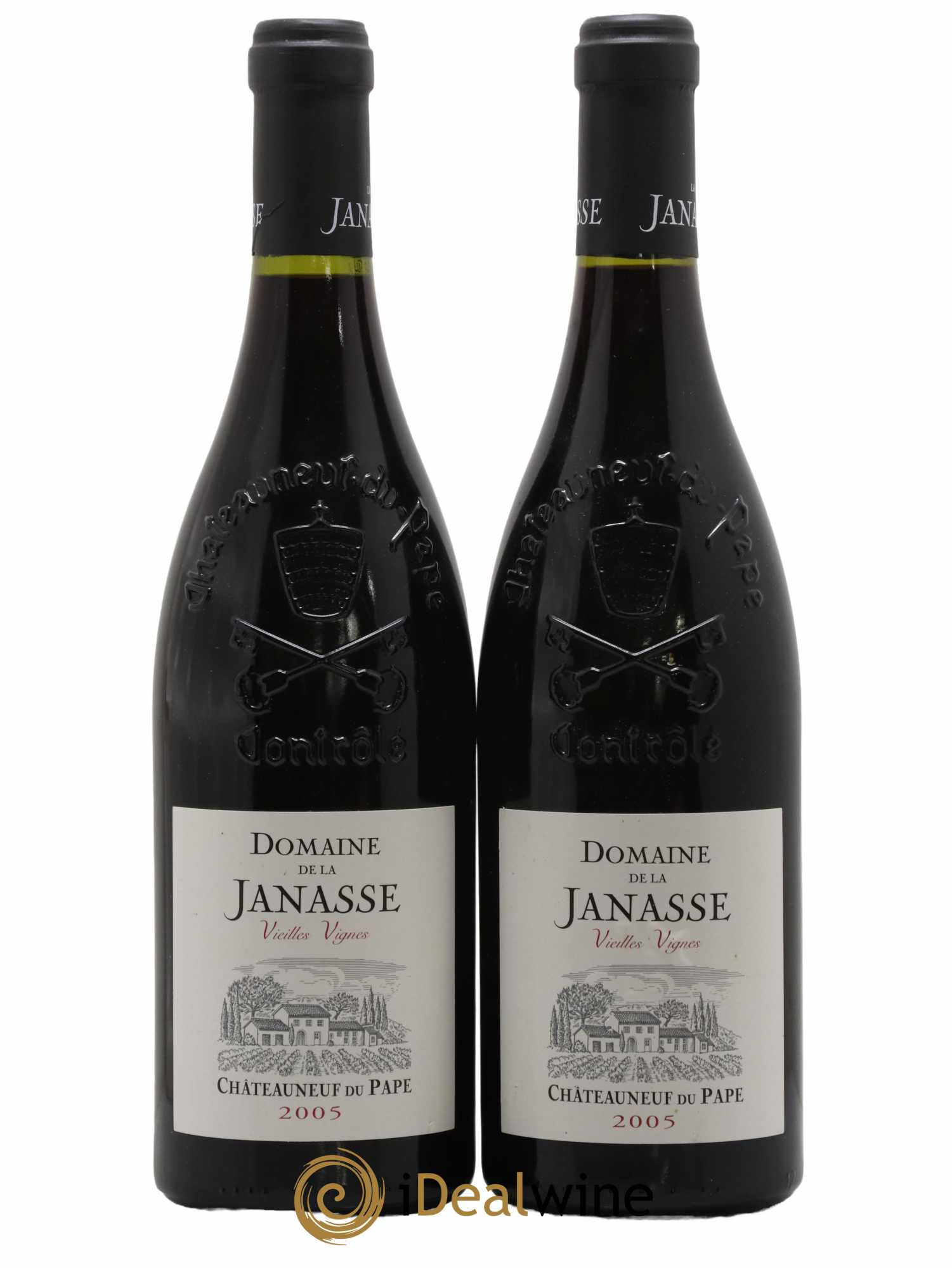 Châteauneuf-du-Pape Cuvée Vieilles Vignes La Janasse (Domaine de) 2005 - Lotto di 2 bottiglie - 0
