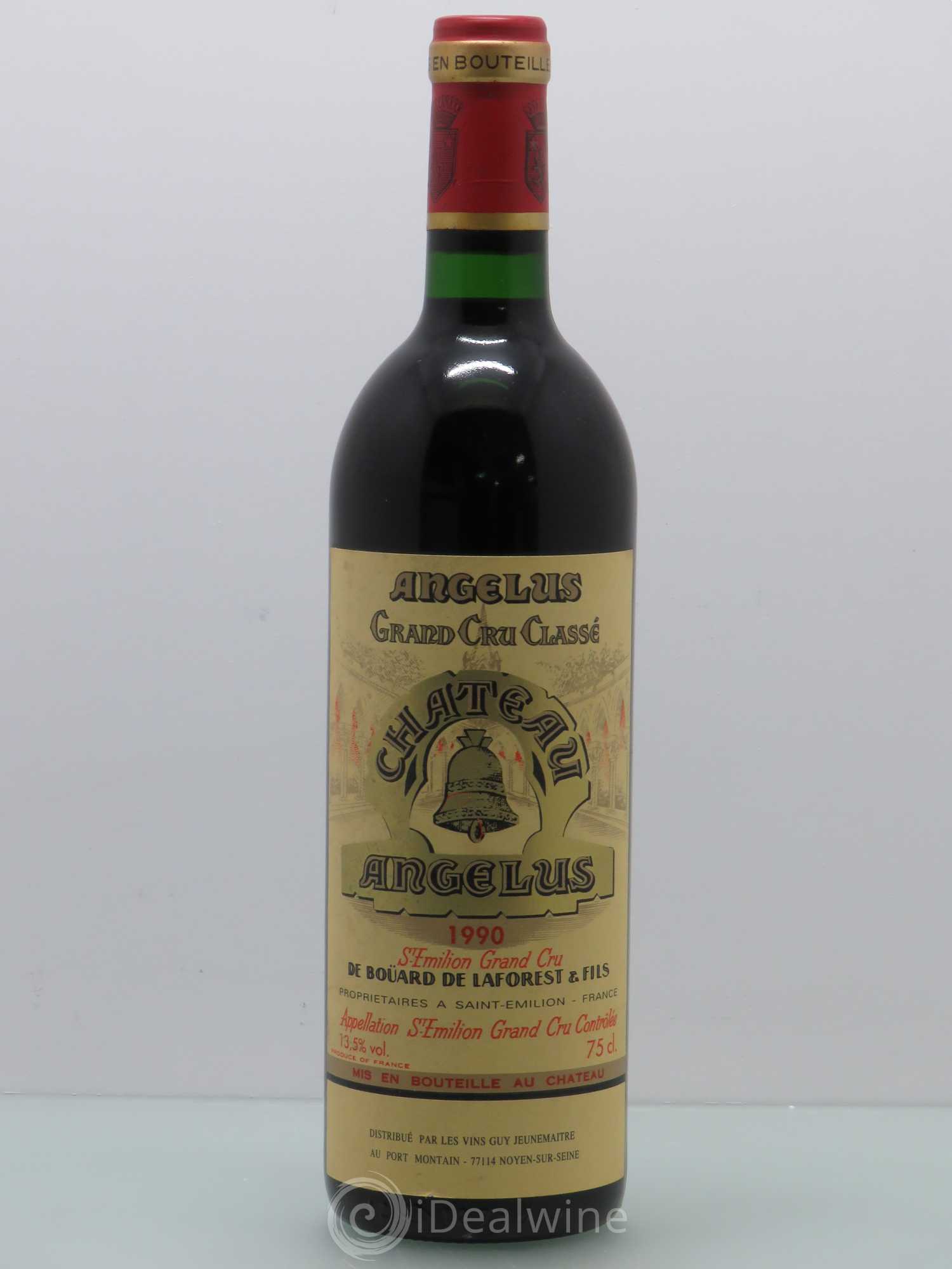 Château Angélus 1er Grand Cru Classé A 1990 - Lot de 1 bouteille - 0