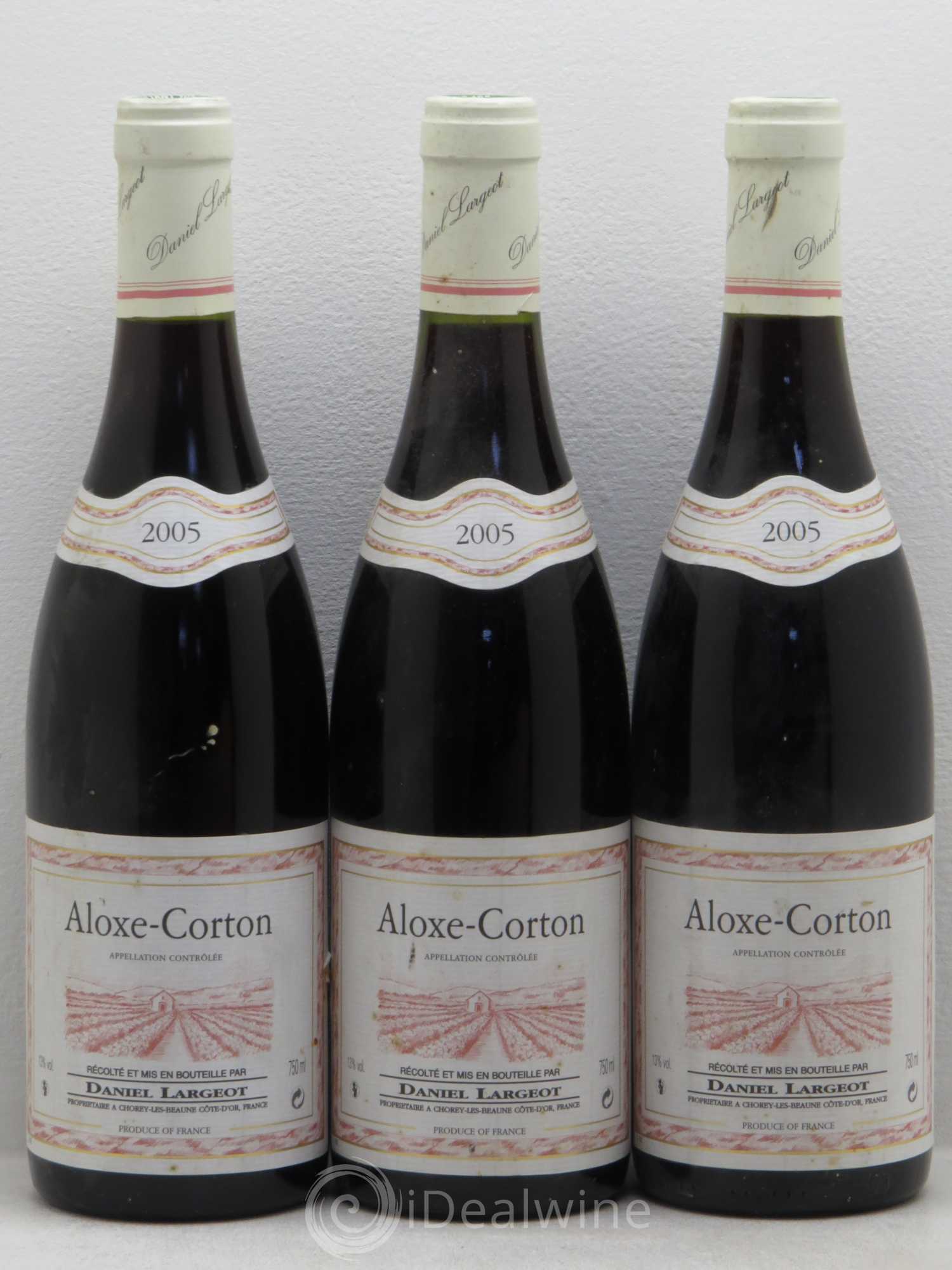 Aloxe-Corton Domaine Daniel Largeot 2005 - Posten von 3 Flaschen - 0