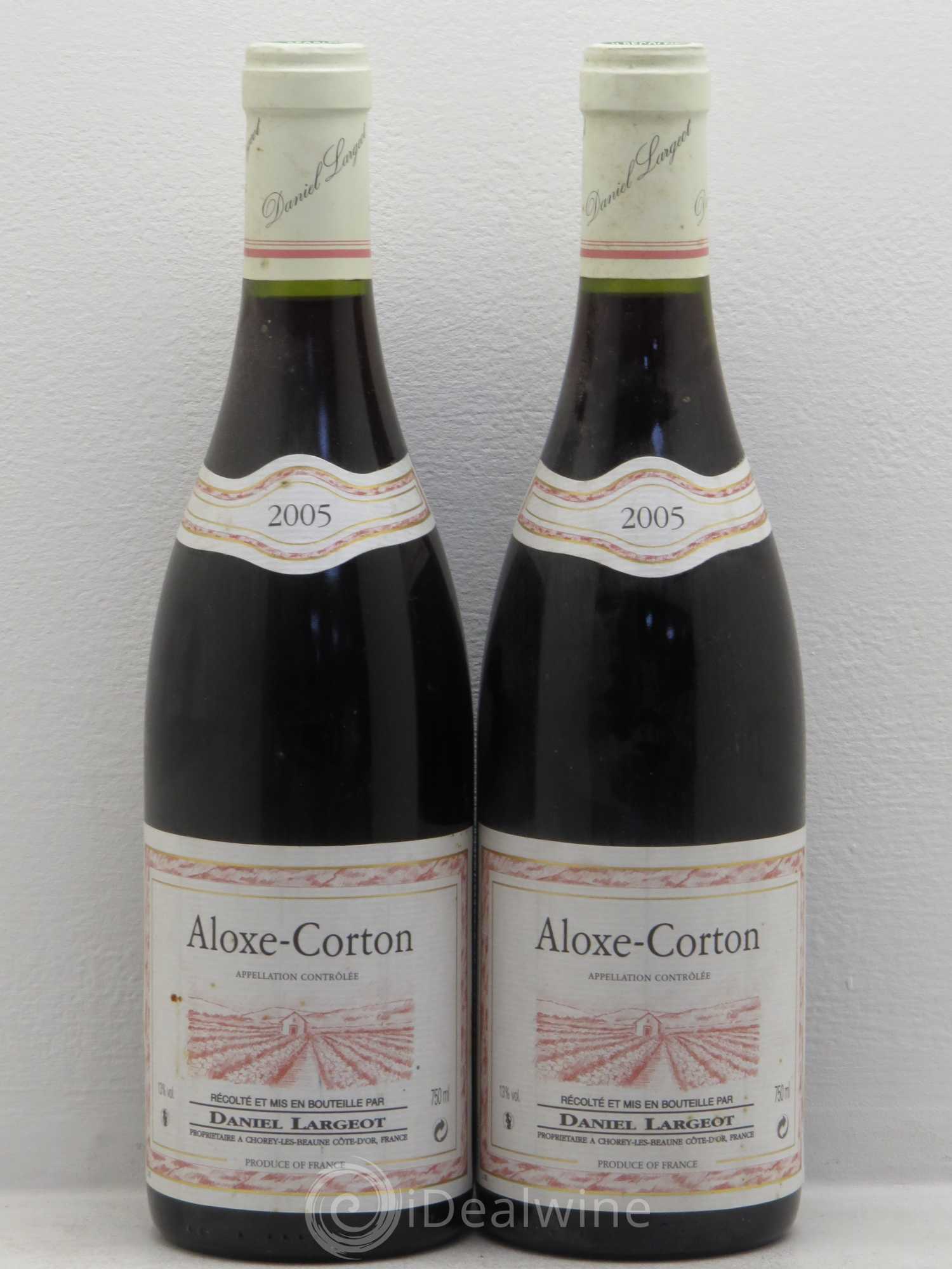 Aloxe-Corton Domaine Daniel Largeot 2005 - Posten von 2 Flaschen - 0