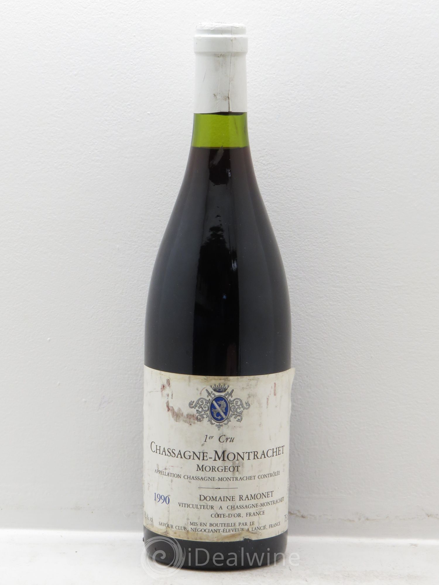 Chassagne-Montrachet 1er Cru 1990 - Lot de 1 bouteille - 0