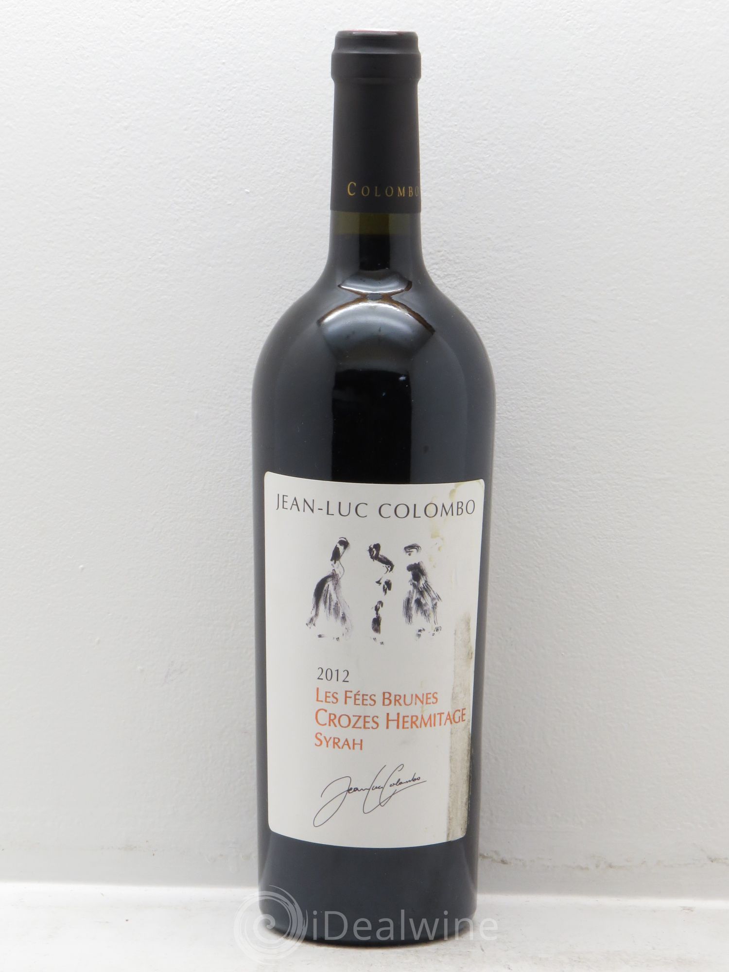 Crozes-Hermitage Les fées Brunes Domaine Colombo 2012 - Posten von 1 Flasche - 0