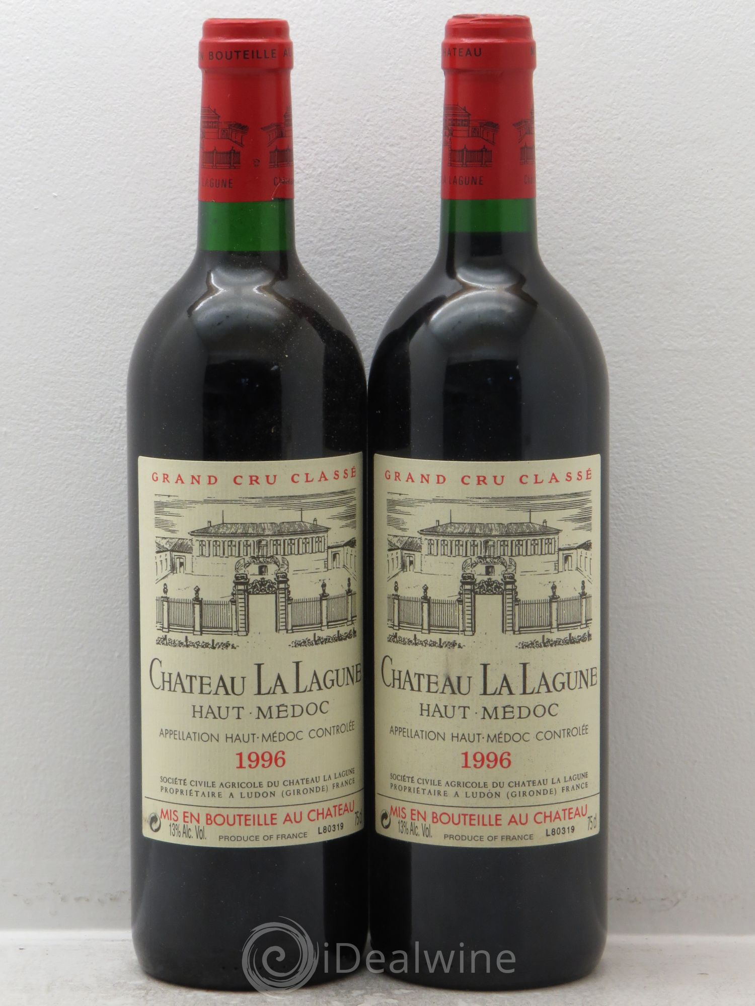 Château la Lagune 3ème Grand Cru Classé (sans prix de réserve) 1996 - Lot de 2 bouteilles - 0