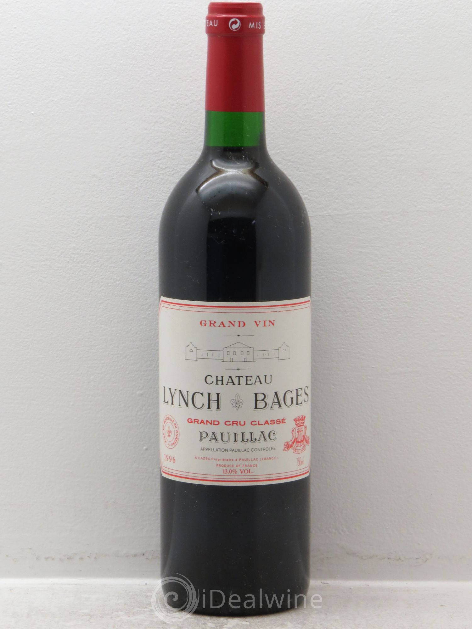 Château Lynch Bages 5ème Grand Cru Classé 1996 - Lot de 6 bouteilles - 0