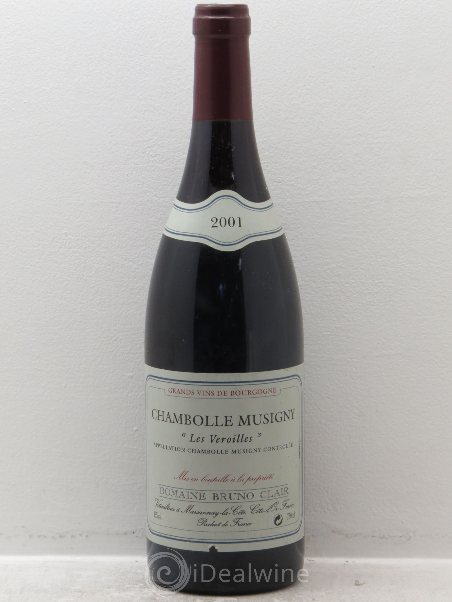 Chambolle-Musigny Les Veroilles Bruno Clair (Domaine) 2001 - Lot de 1 bouteille - 0