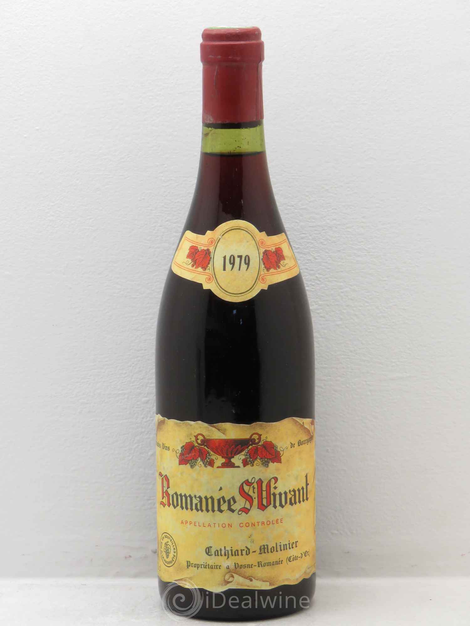 Romanée-Saint-Vivant Grand Cru Domaine Cathiard Molinier 1979 - Lot de 1 bouteille - 0