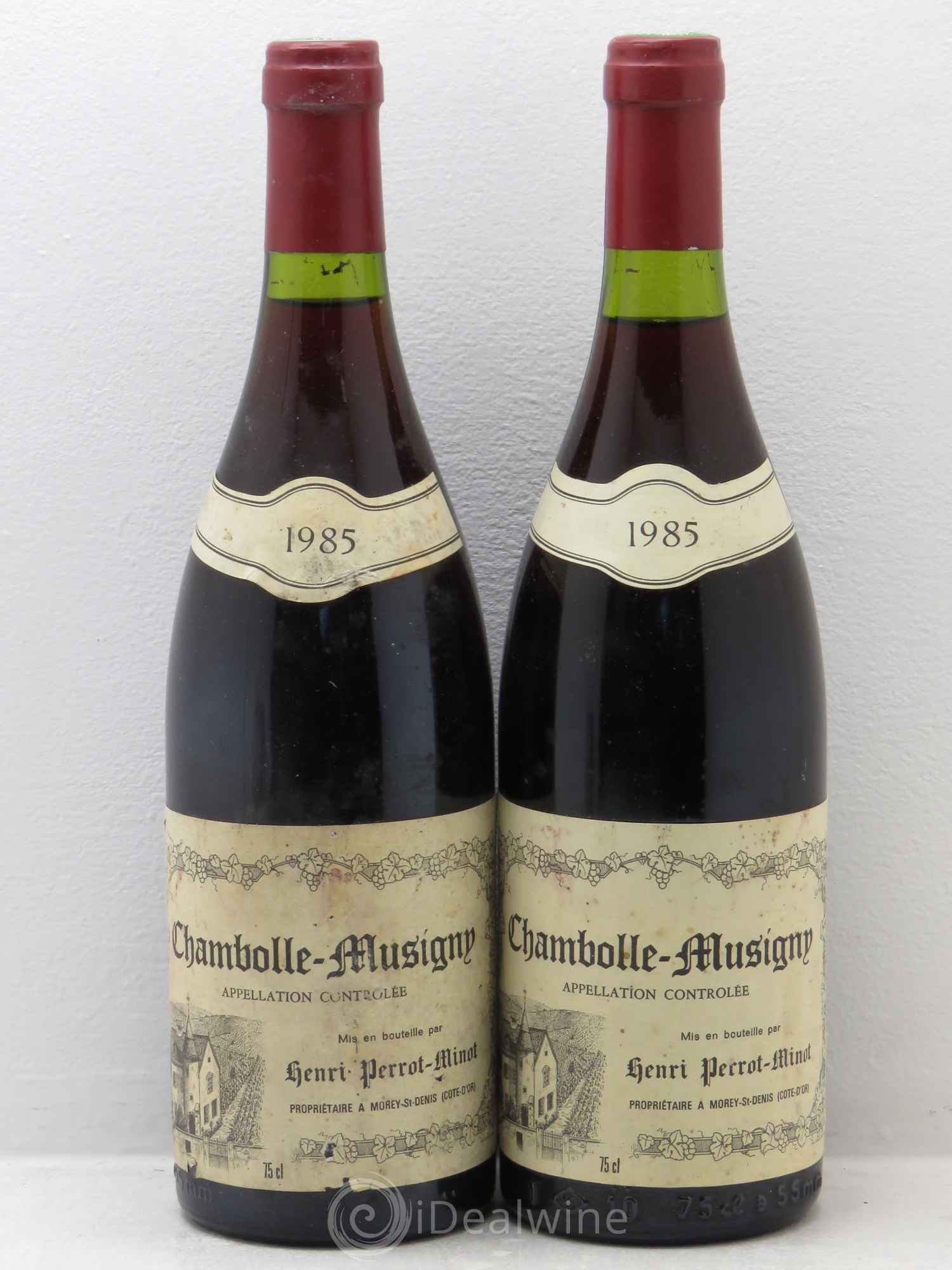 Chambolle-Musigny Vieilles Vignes Perrot-Minot 1985 - Lot de 2 bouteilles - 0