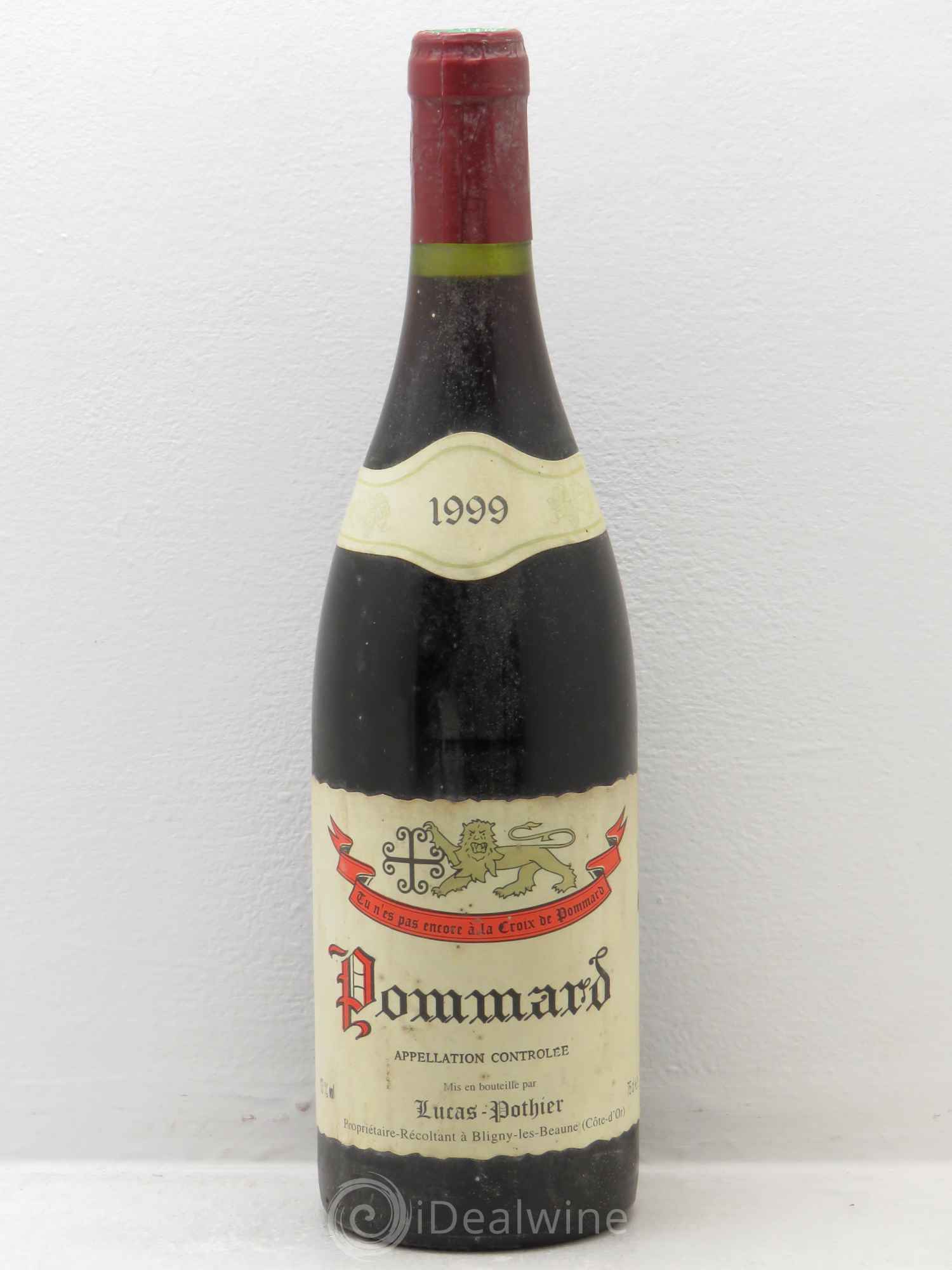 Pommard Lucas Pothier (sans prix de réserve) 1999 - Posten von 1 Flasche - 0