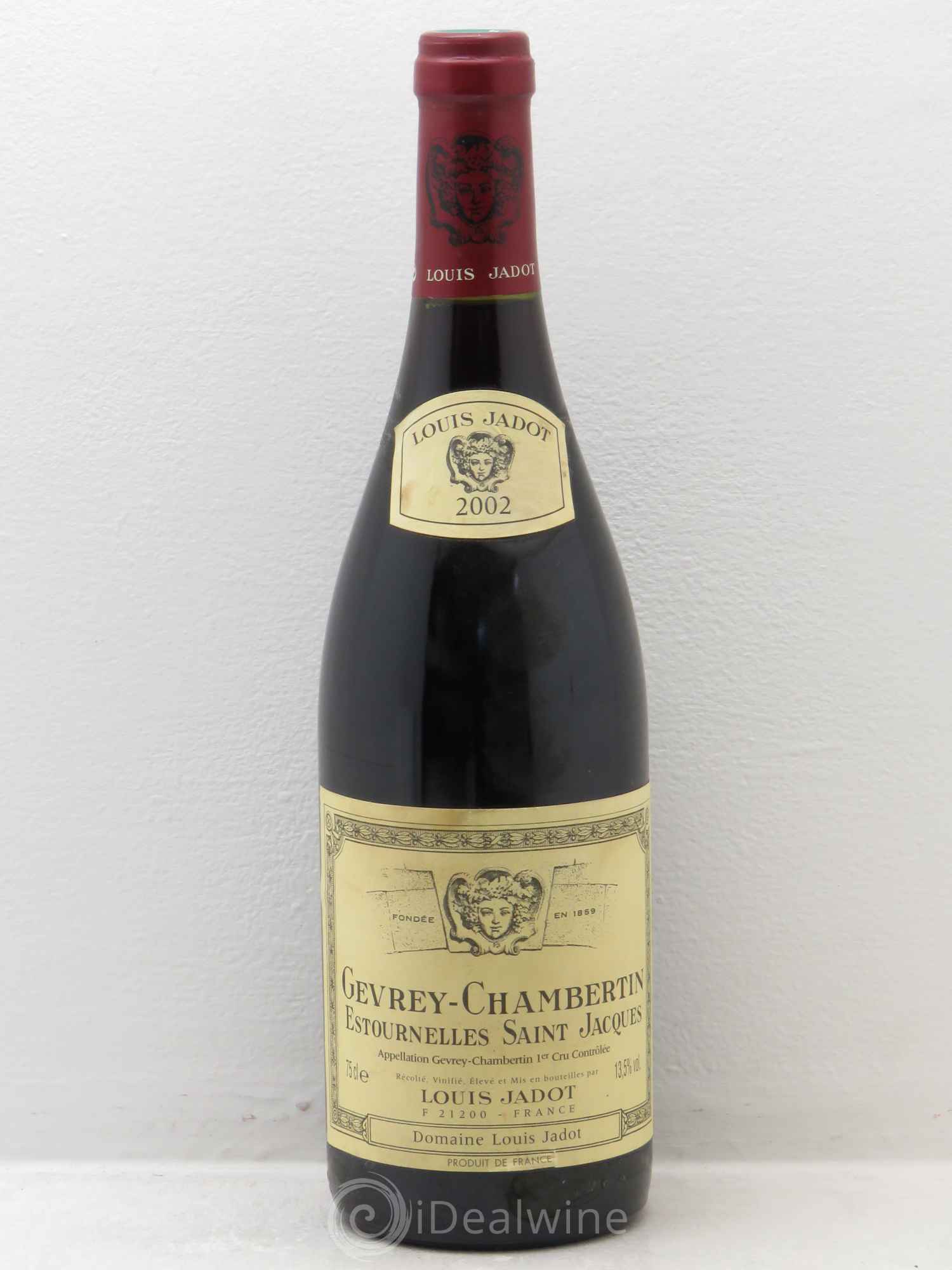 Gevrey-Chambertin 1er Cru Estournelles Saint-Jacques Maison Louis Jadot 2002 - Lot de 1 bouteille - 0