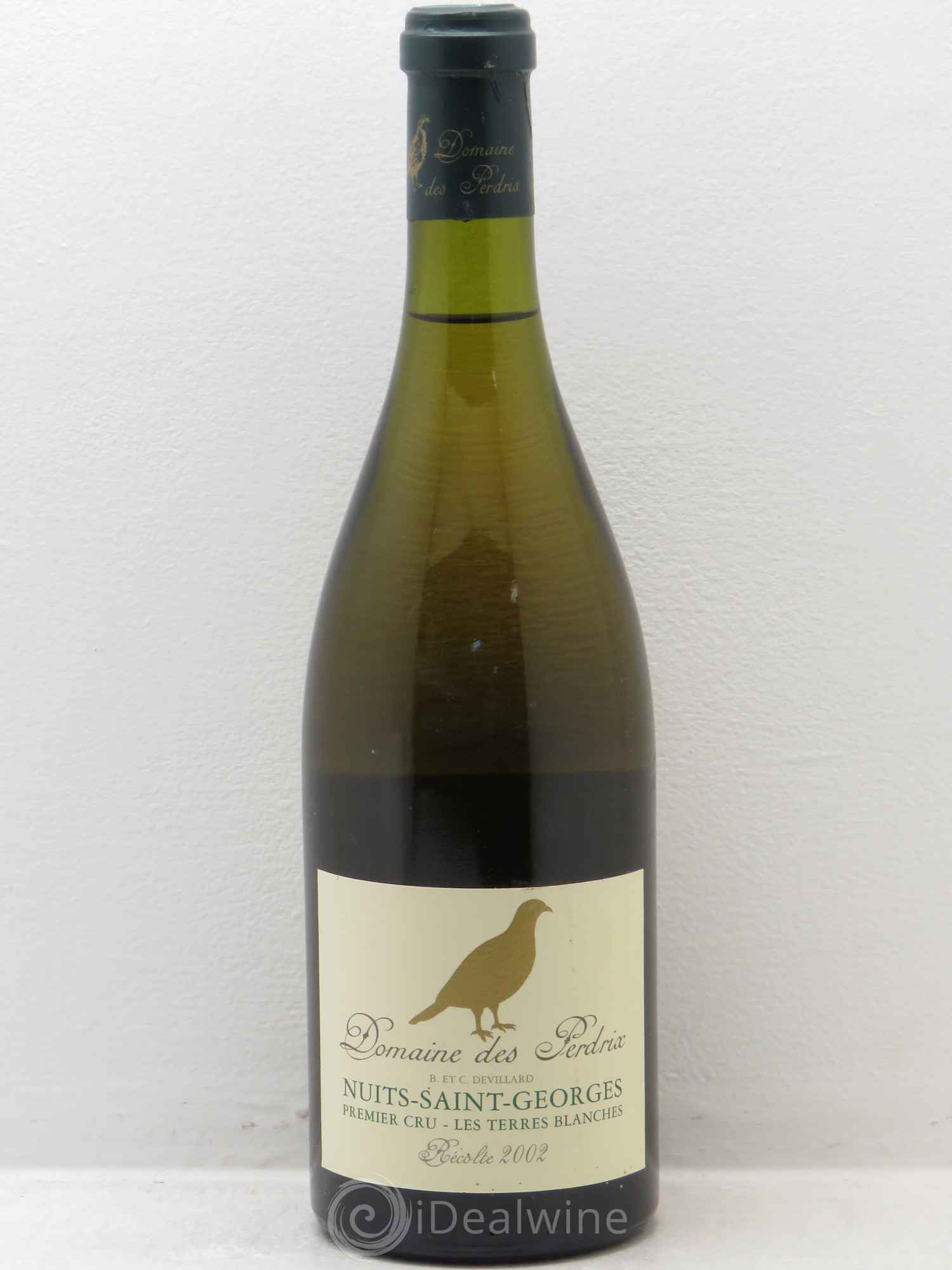 Nuits-Saint-Georges 1er Cru Les Terres Blanches Perdrix (Domaine des) 2002 - Lot de 1 bouteille - 0