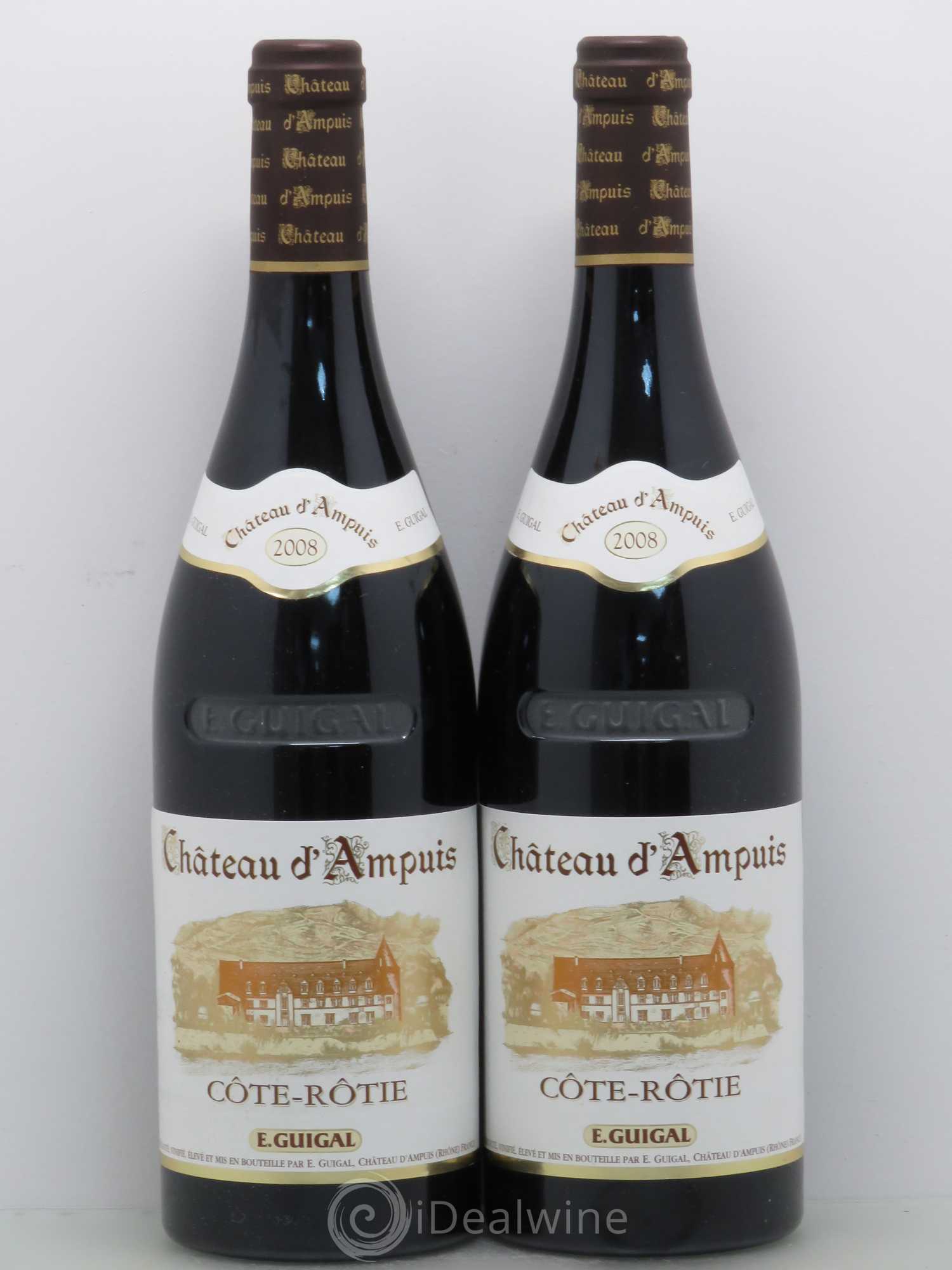Côte-Rôtie Château d'Ampuis Guigal (sans prix de réserve) 2008 - Lot de 2 bouteilles - 0