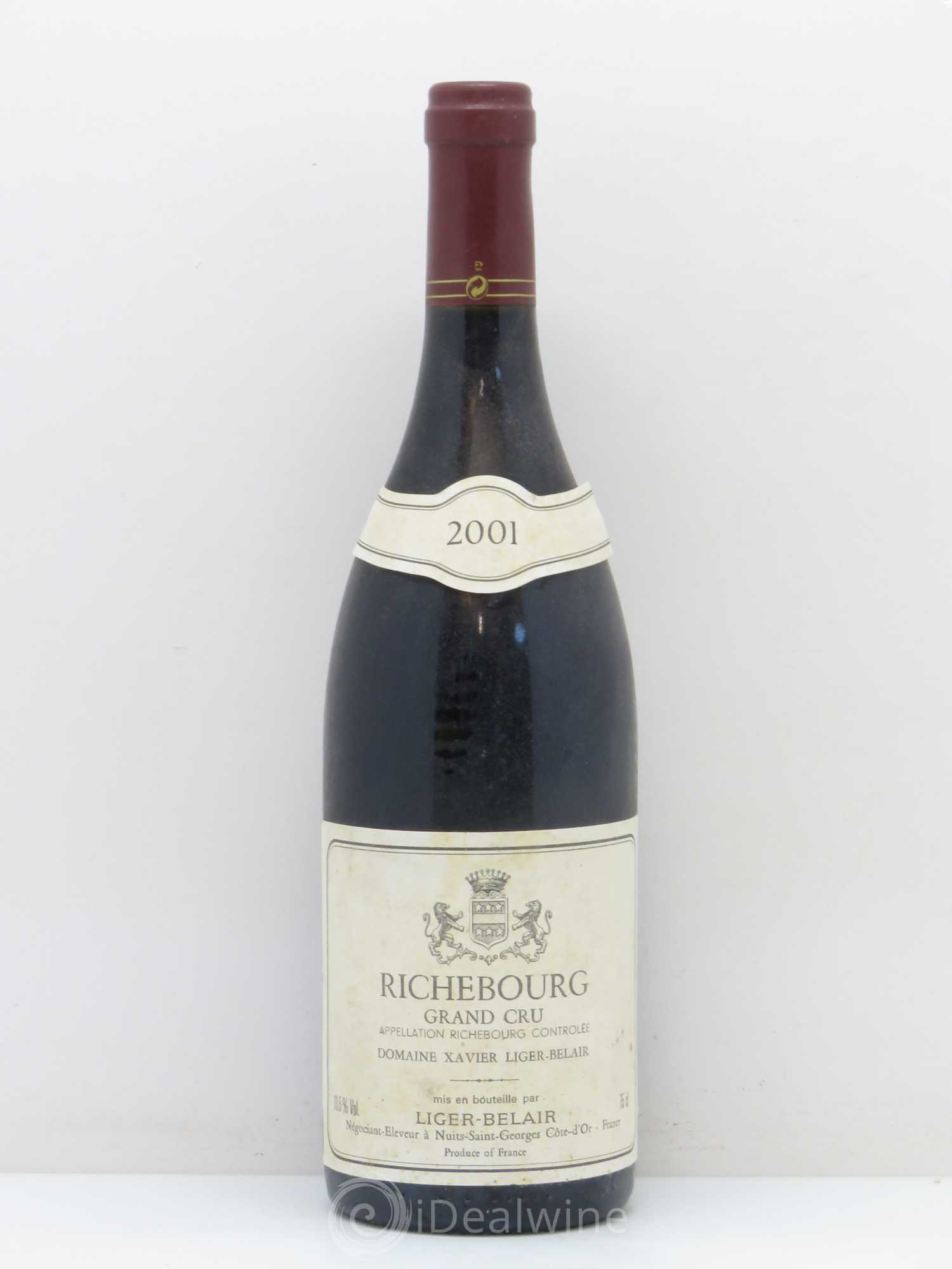 Richebourg Grand Cru Domaine Xavier Liger-Belair 2001 - Posten von 1 Flasche - 0