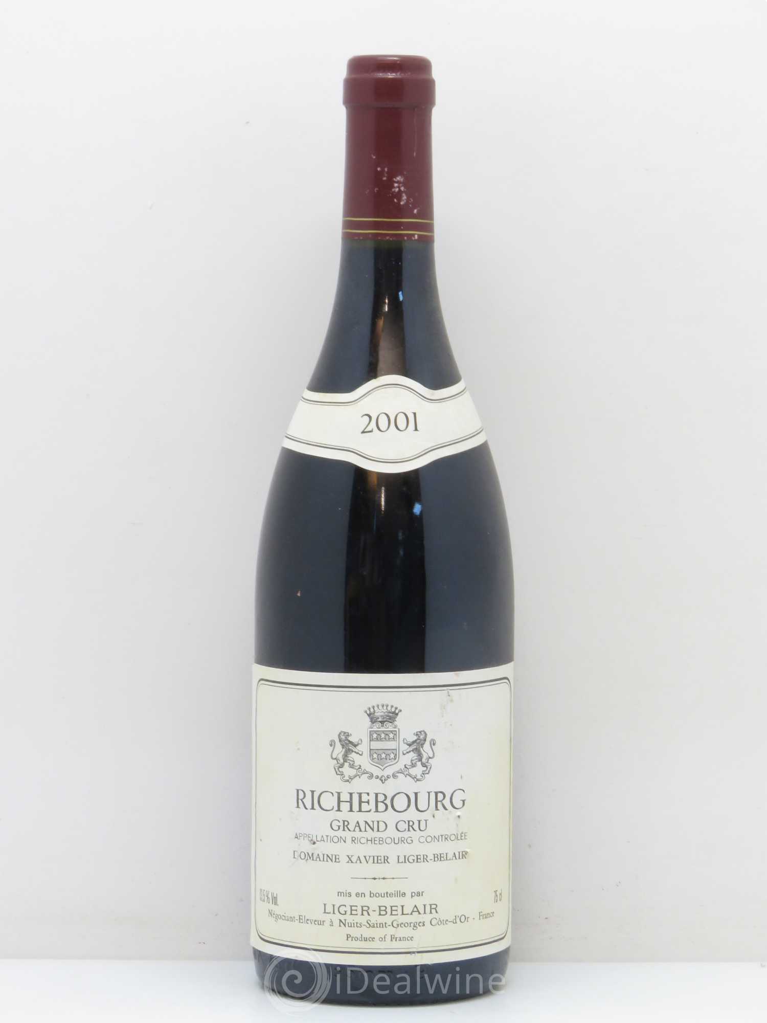 Richebourg Grand Cru Domaine Xavier Liger-Belair 2001 - Posten von 1 Flasche - 0