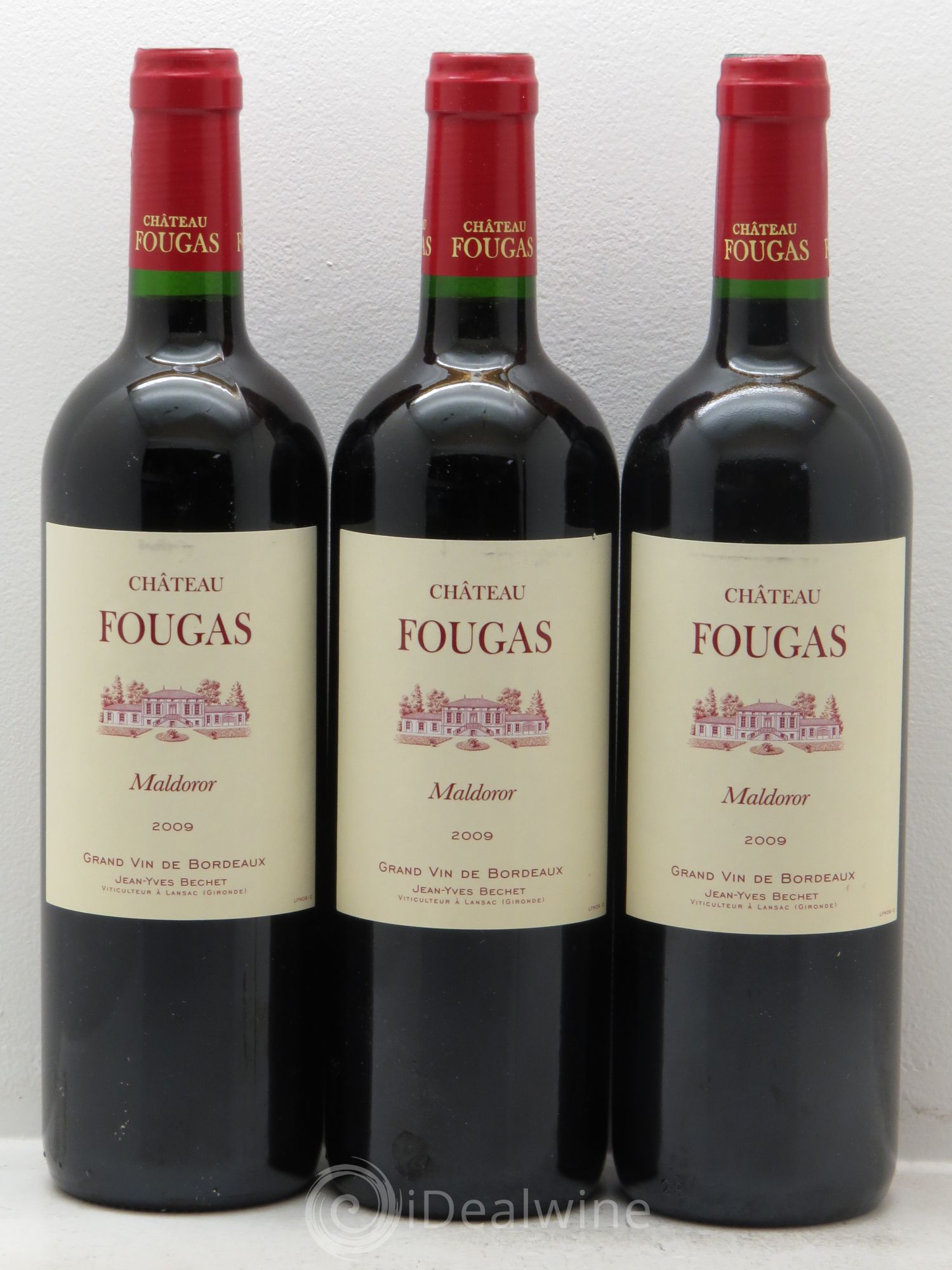 Château Fougas Maldoror 2009 - Lot de 3 bouteilles - 0