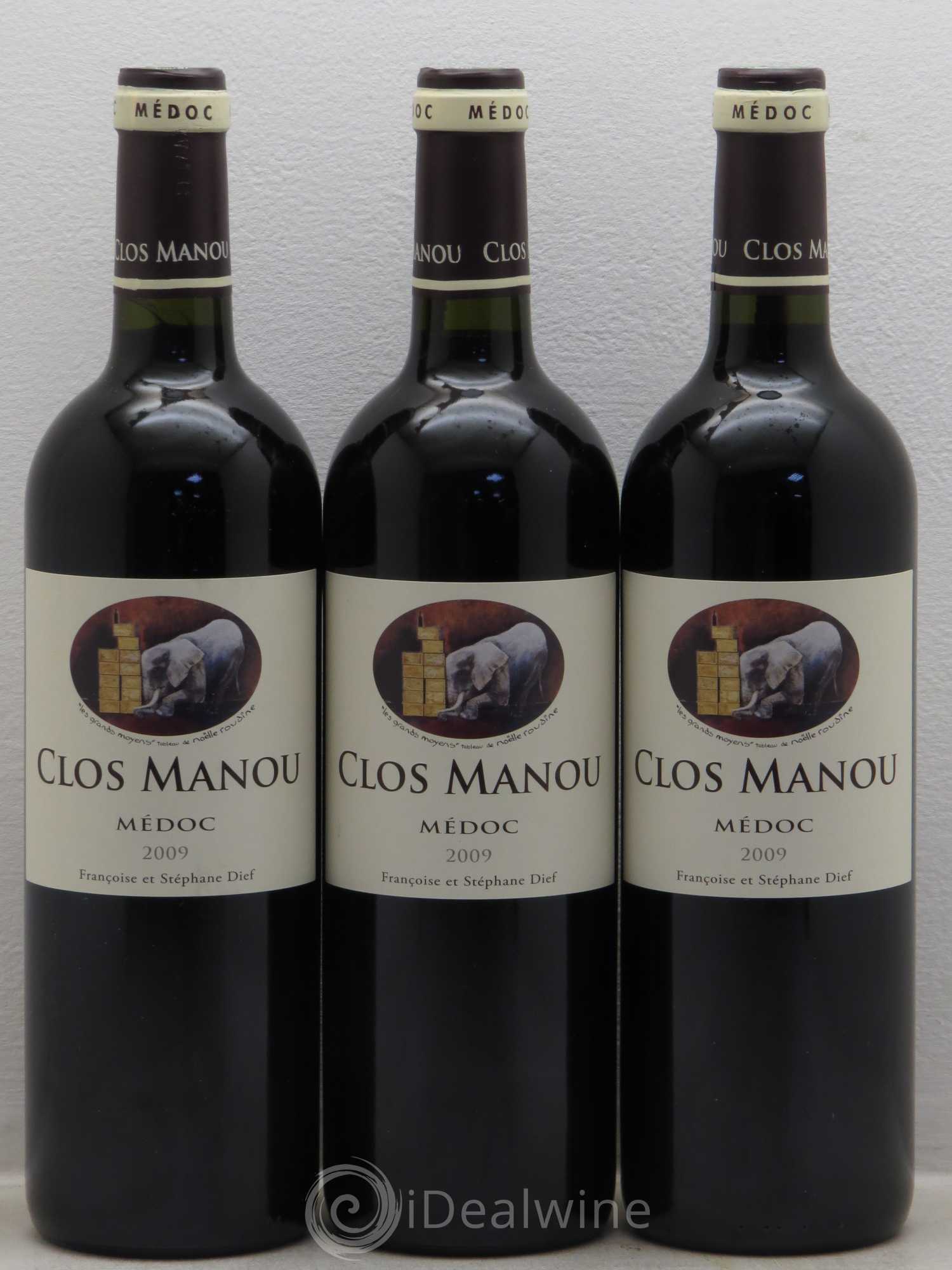 Clos Manou 2009 - Lot de 3 bouteilles - 0