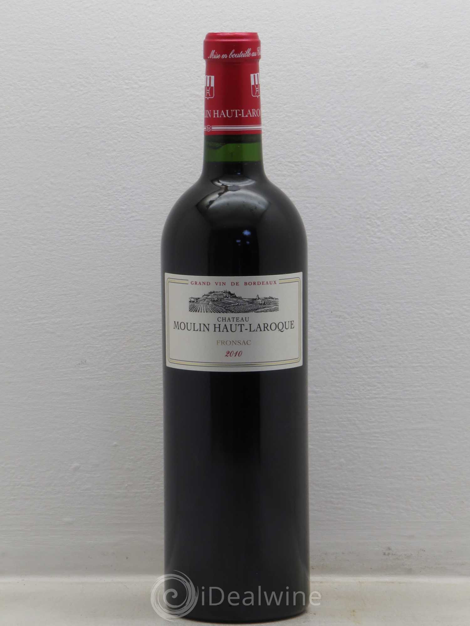 Fronsac Château Moulin Haut Laroque 2010 - Posten von 1 Flasche - 0