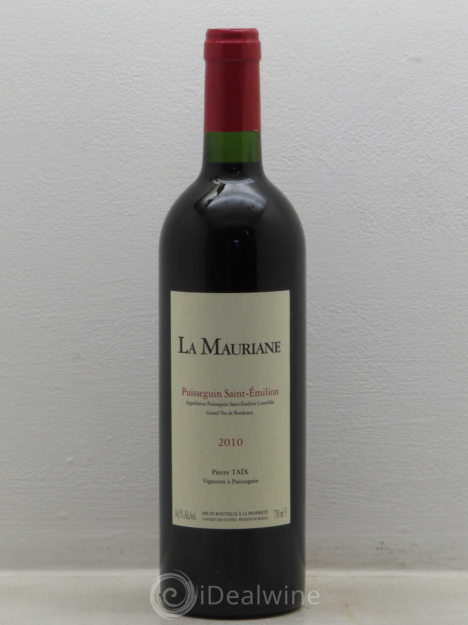 La Mauriane 2010 - Lot de 1 bouteille - 0