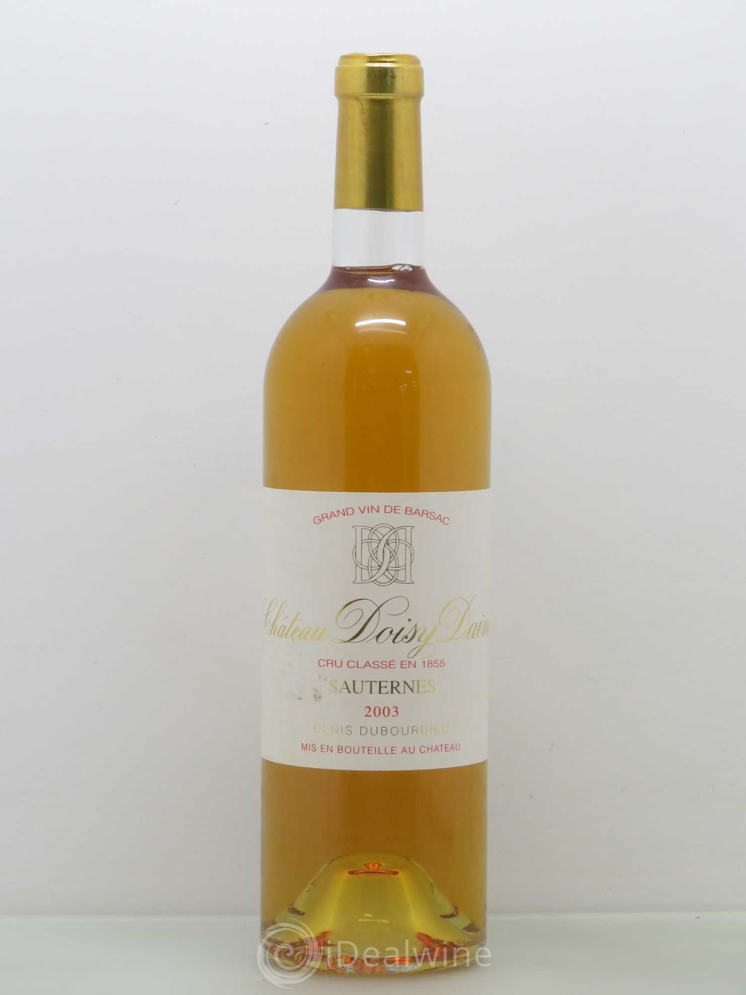Château Doisy Daëne 2ème Grand Cru Classé 2003 - Lotto di 1 bottiglia - 0
