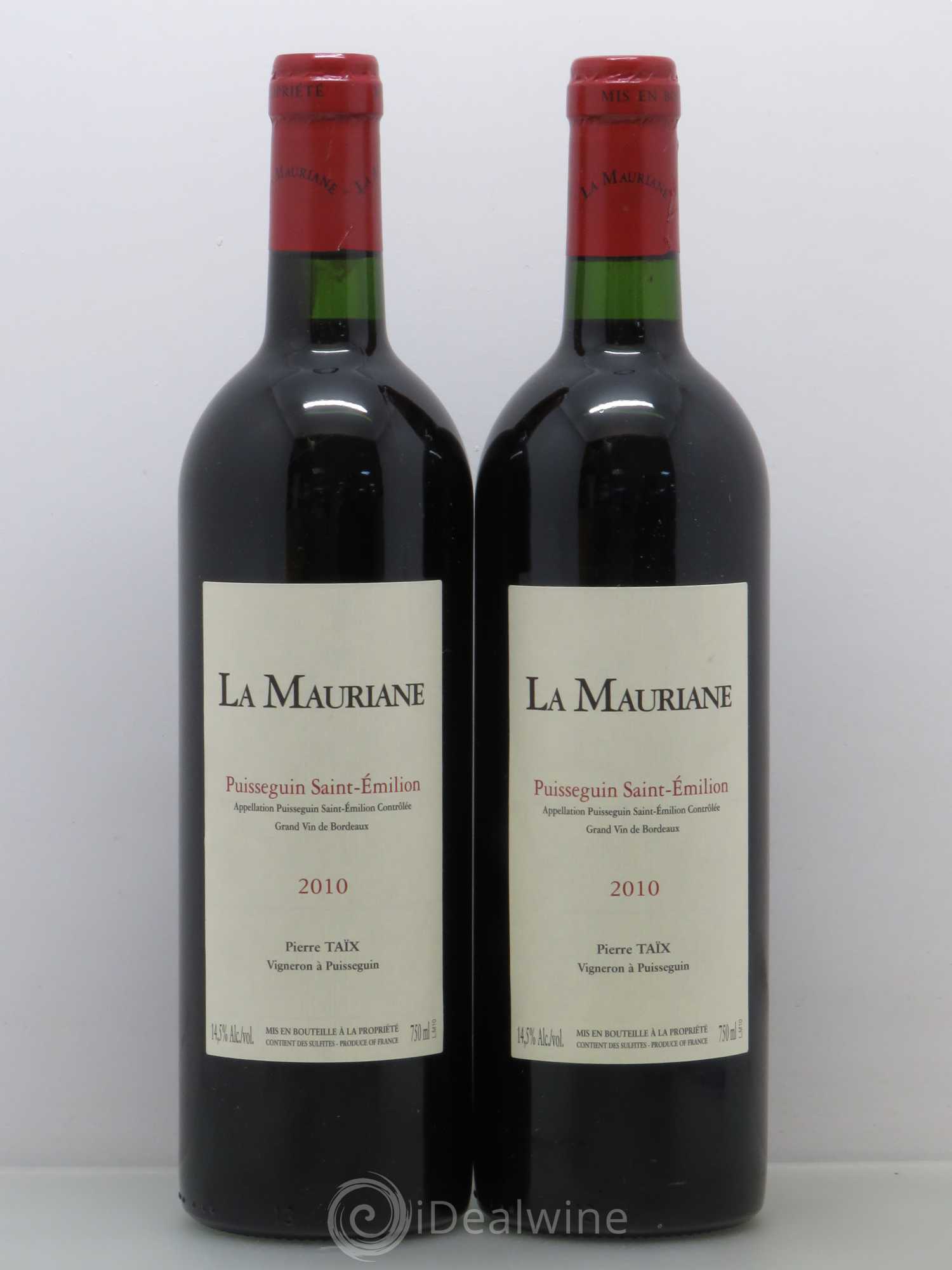 La Mauriane 2010 - Lot de 2 bouteilles - 0