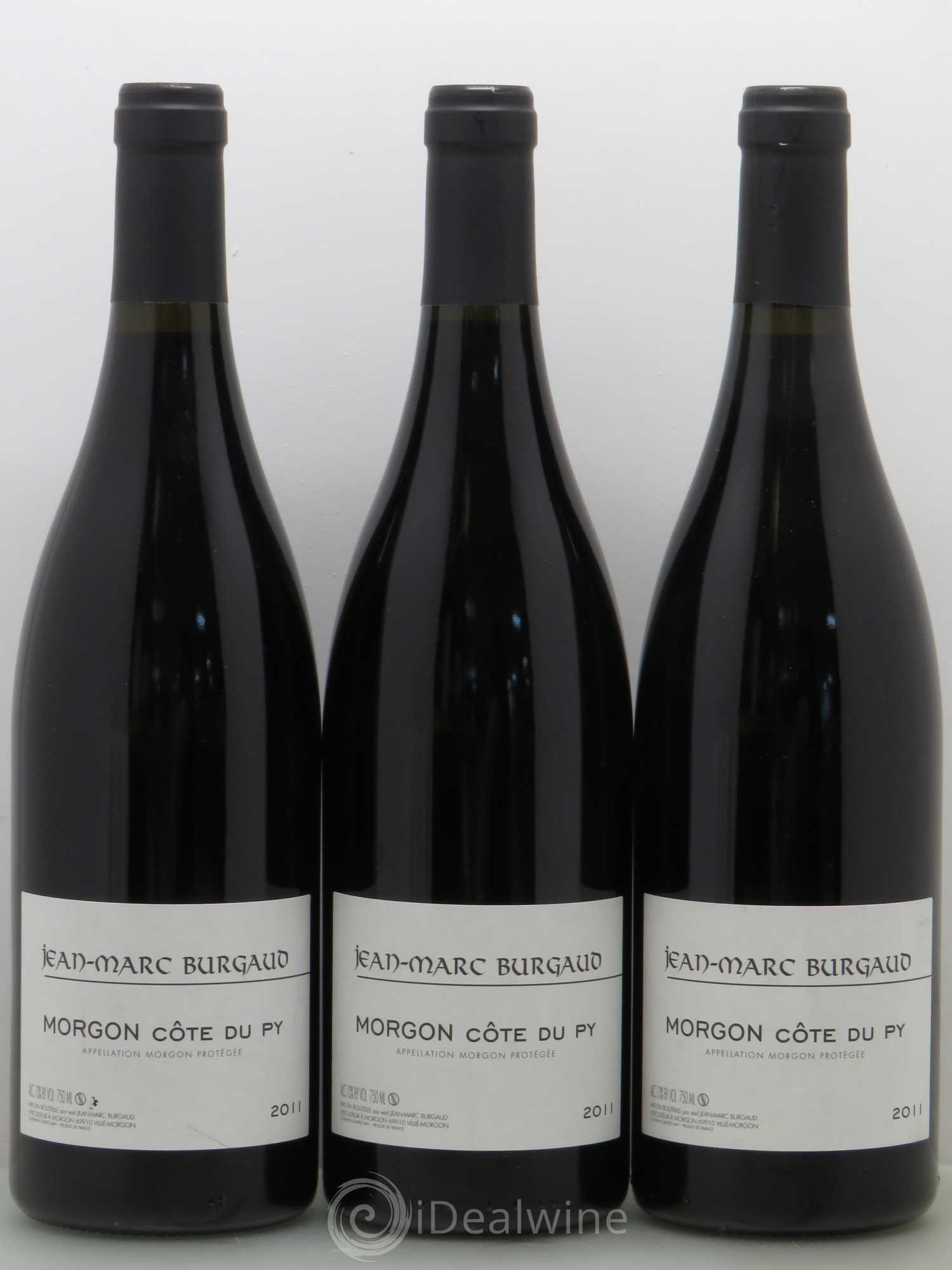 Morgon Côte du Py Jean-Marc Burgaud (Domaine) 2011 - Lot de 3 bouteilles - 0