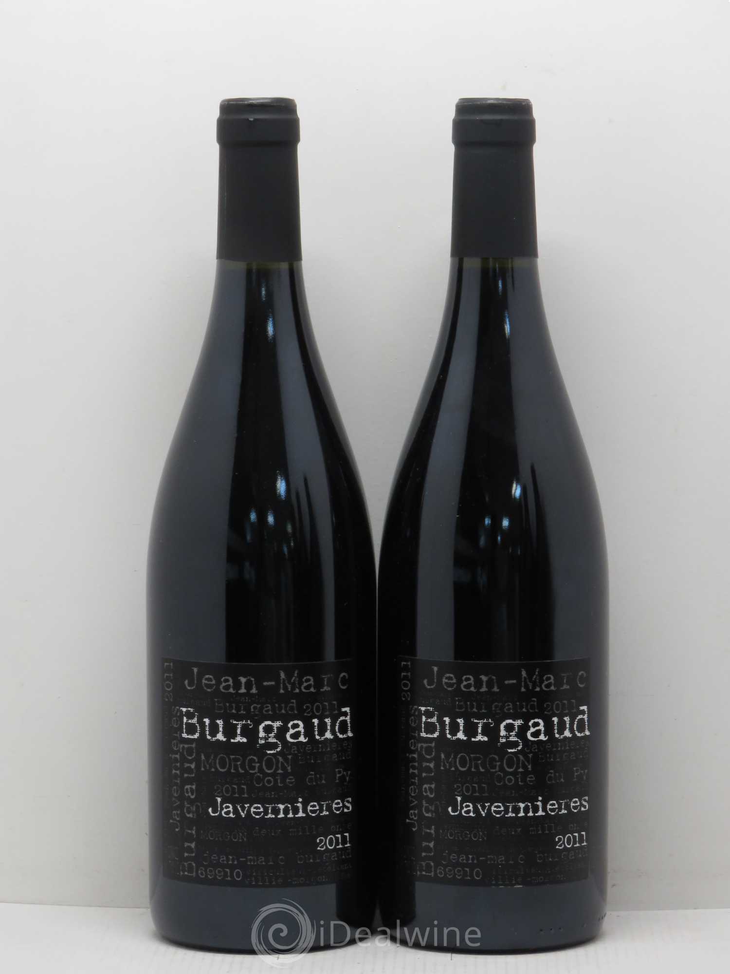 Morgon Côte du Py Javernières Jean-Marc Burgaud (Domaine) 2011 - Lot de 2 bouteilles - 0