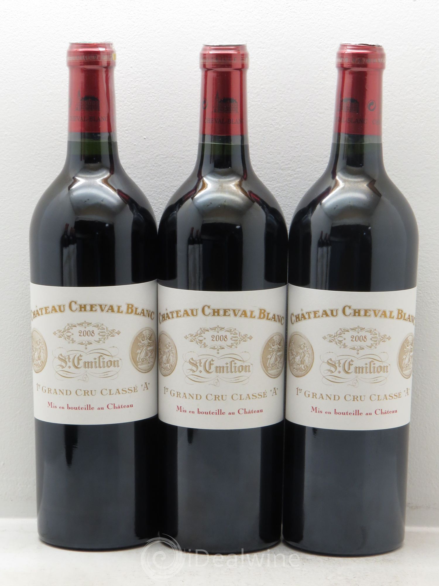 Château Cheval Blanc 1er Grand Cru Classé A 2008 - Lot de 6 bouteilles - 1