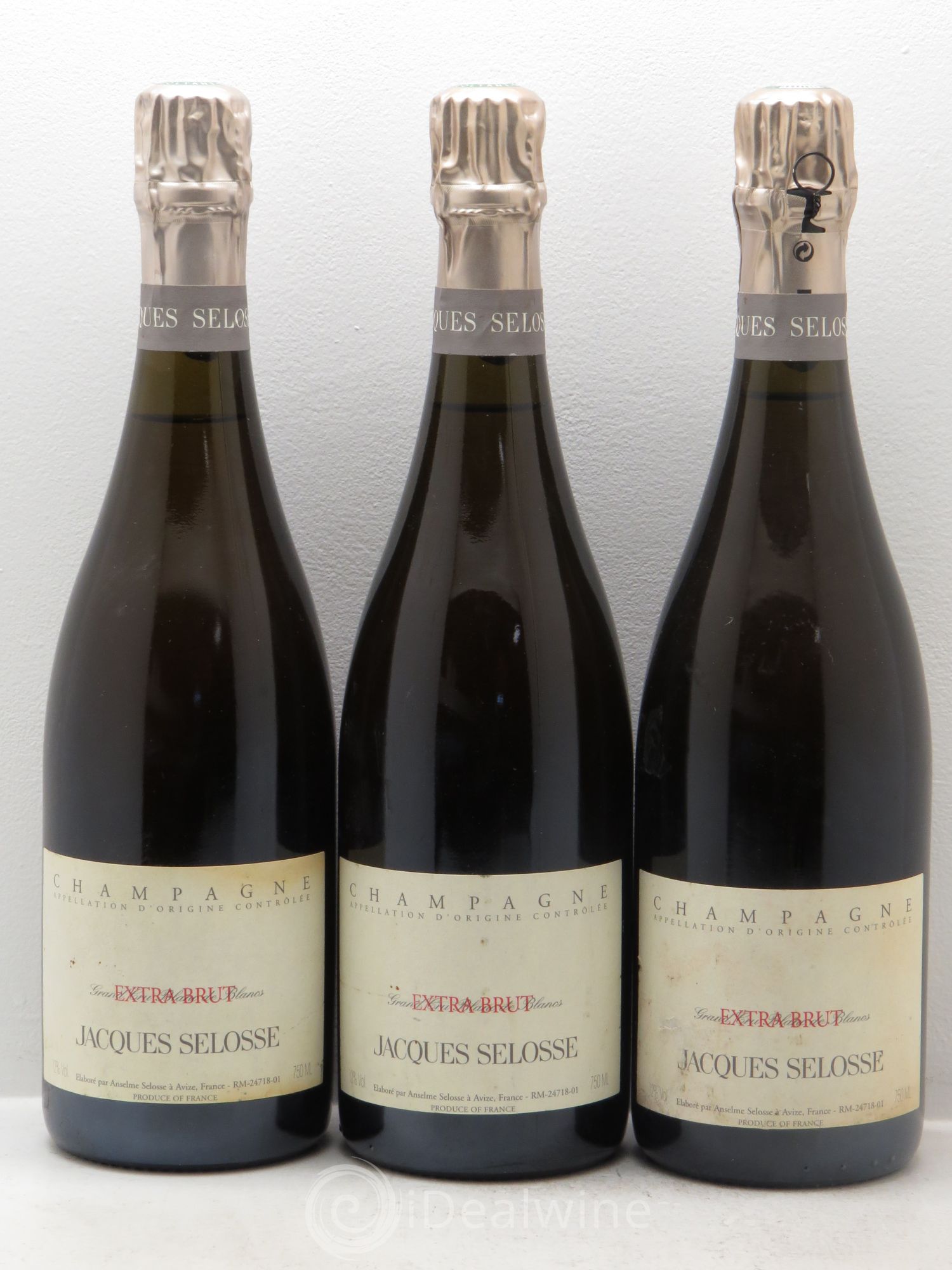 Champagne Selosse Extra Brut GC Blanc de Blanc - Posten von 3 Flaschen - 0