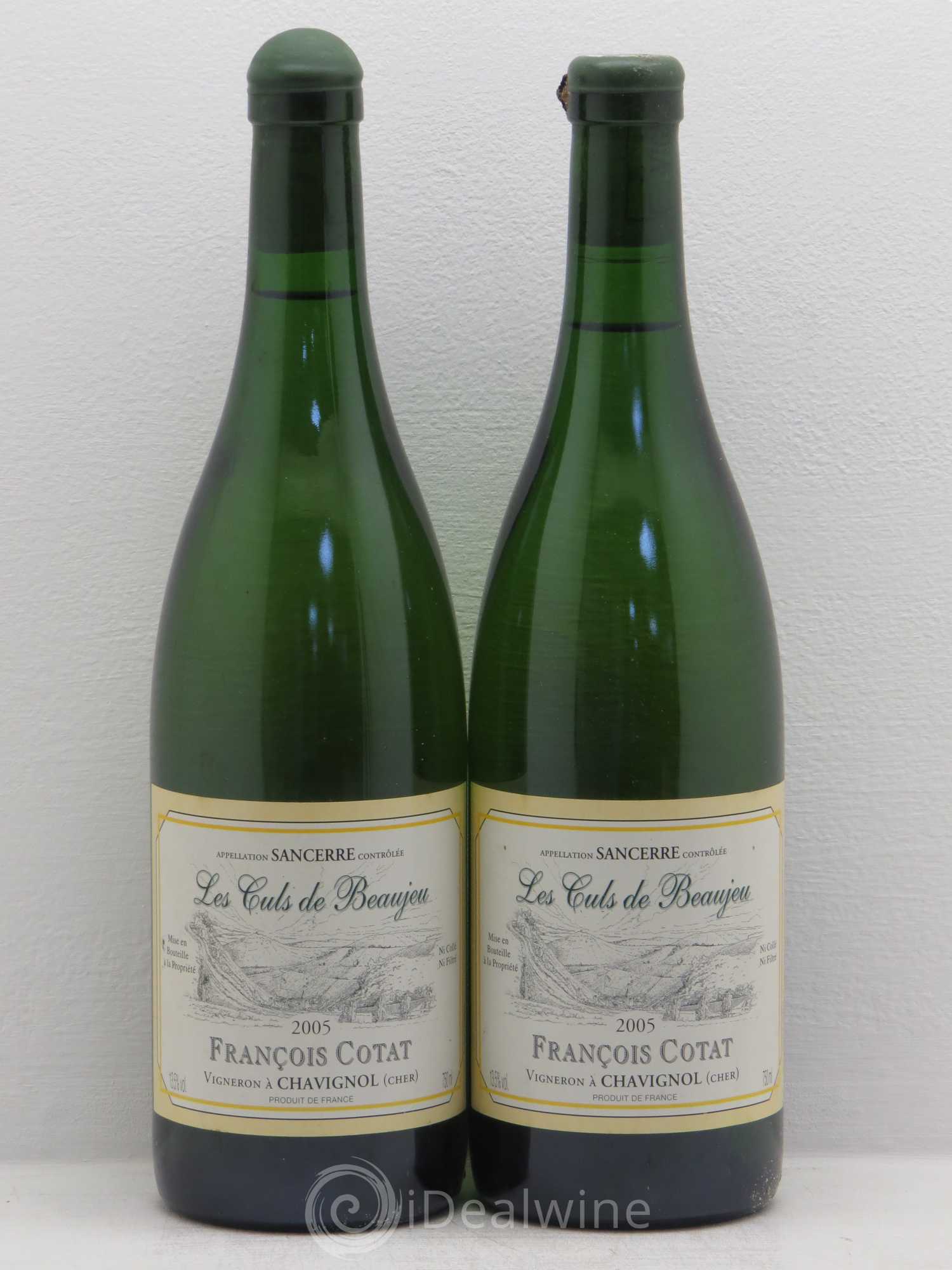 Sancerre Les Culs de Beaujeu François Cotat 2005 - Lot de 2 bouteilles - 0
