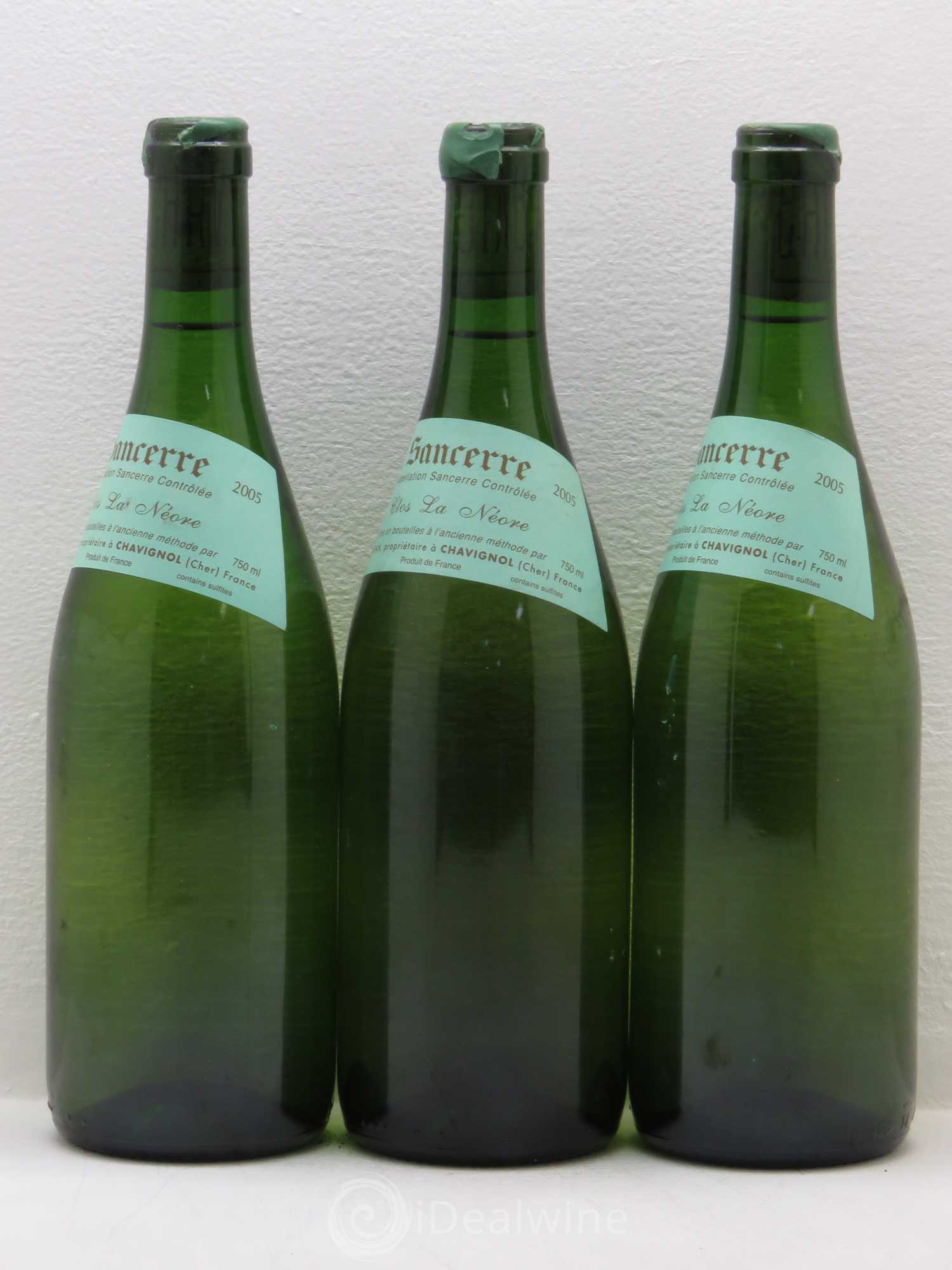 Sancerre Clos la Neore Edmond Vatan 2005 - Lot de 3 bouteilles - 1