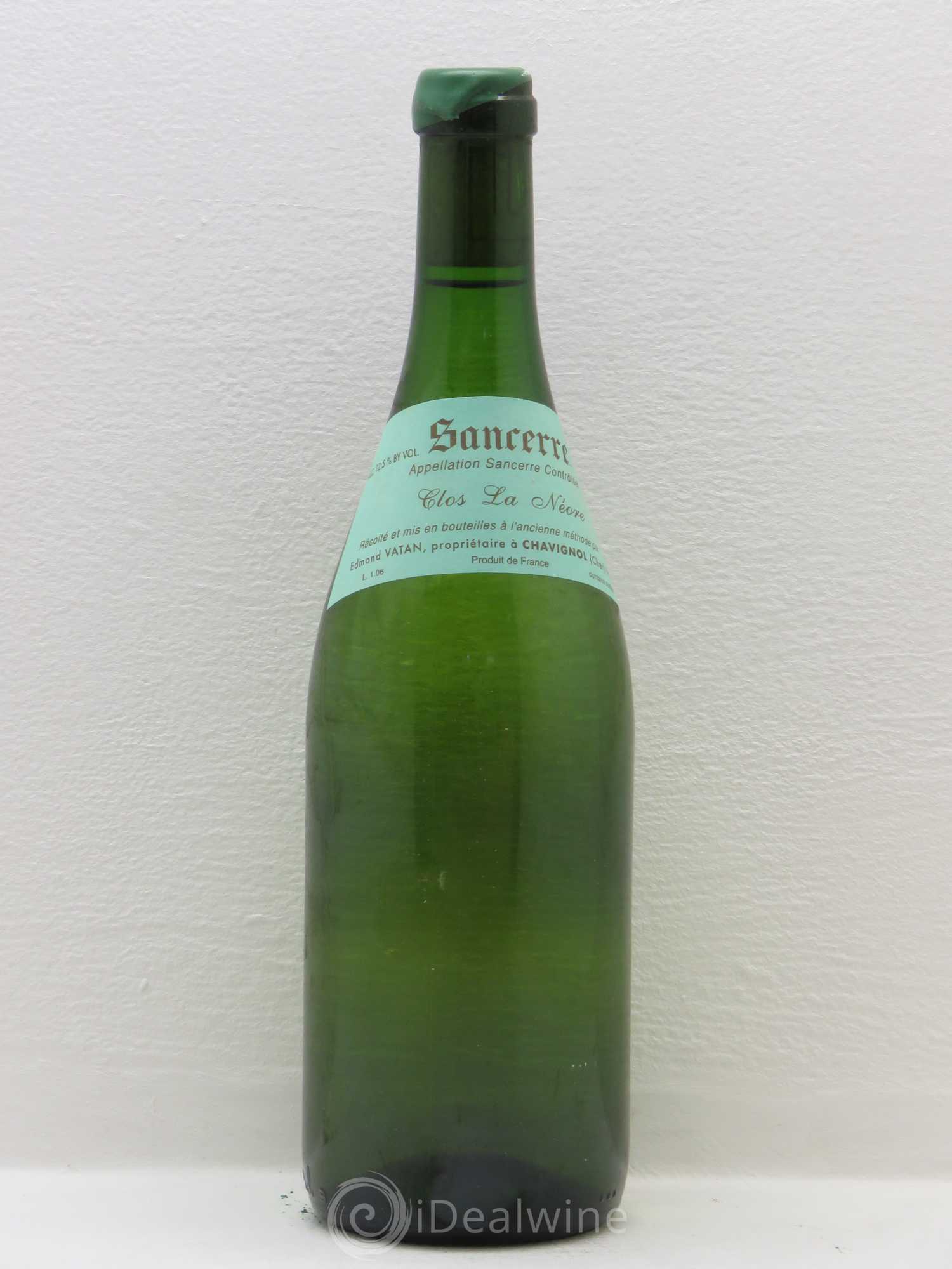 Sancerre Clos la Neore Edmond Vatan 2005 - Lot de 1 bouteille - 0